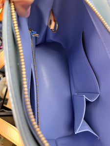 Louis Vuitton Houston Vernis Blue Handbag
