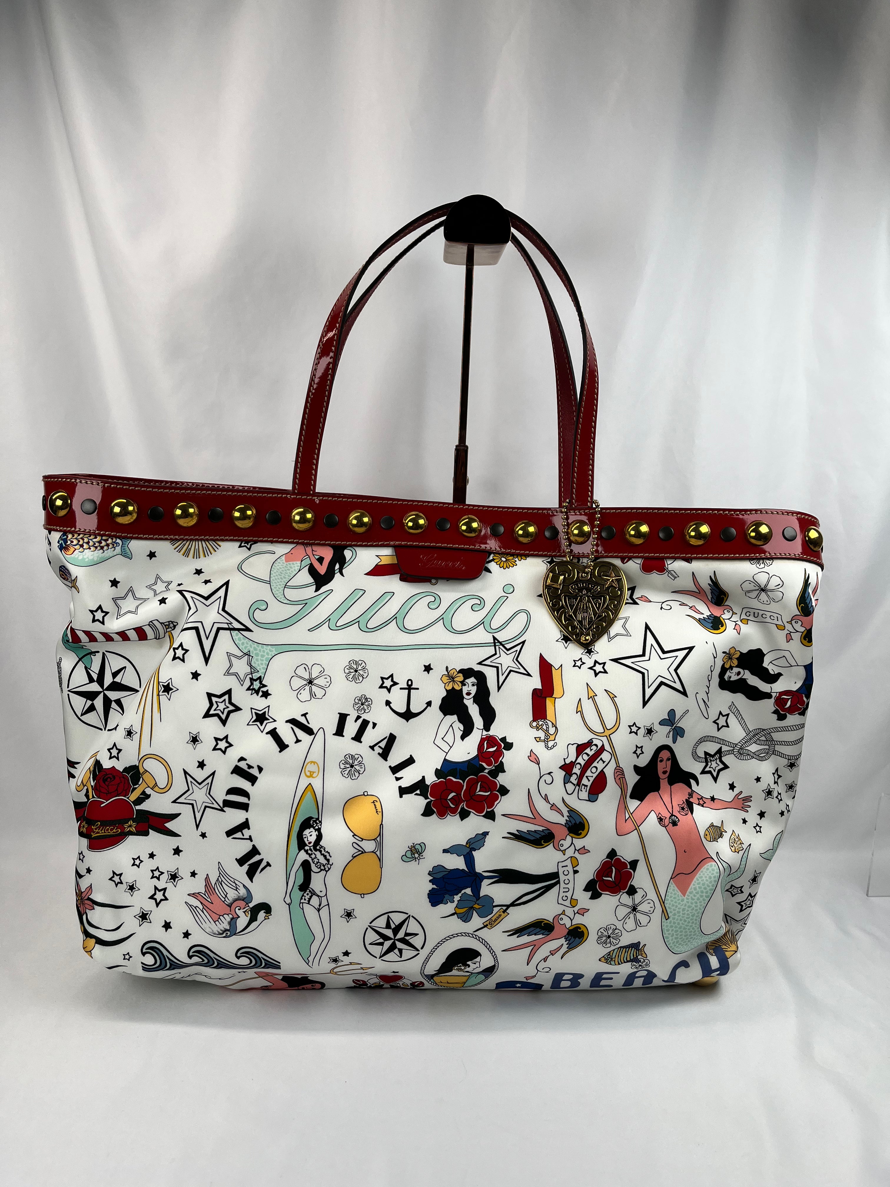 Pre-Owned GUCCI Mermaid Babushka  Handbag