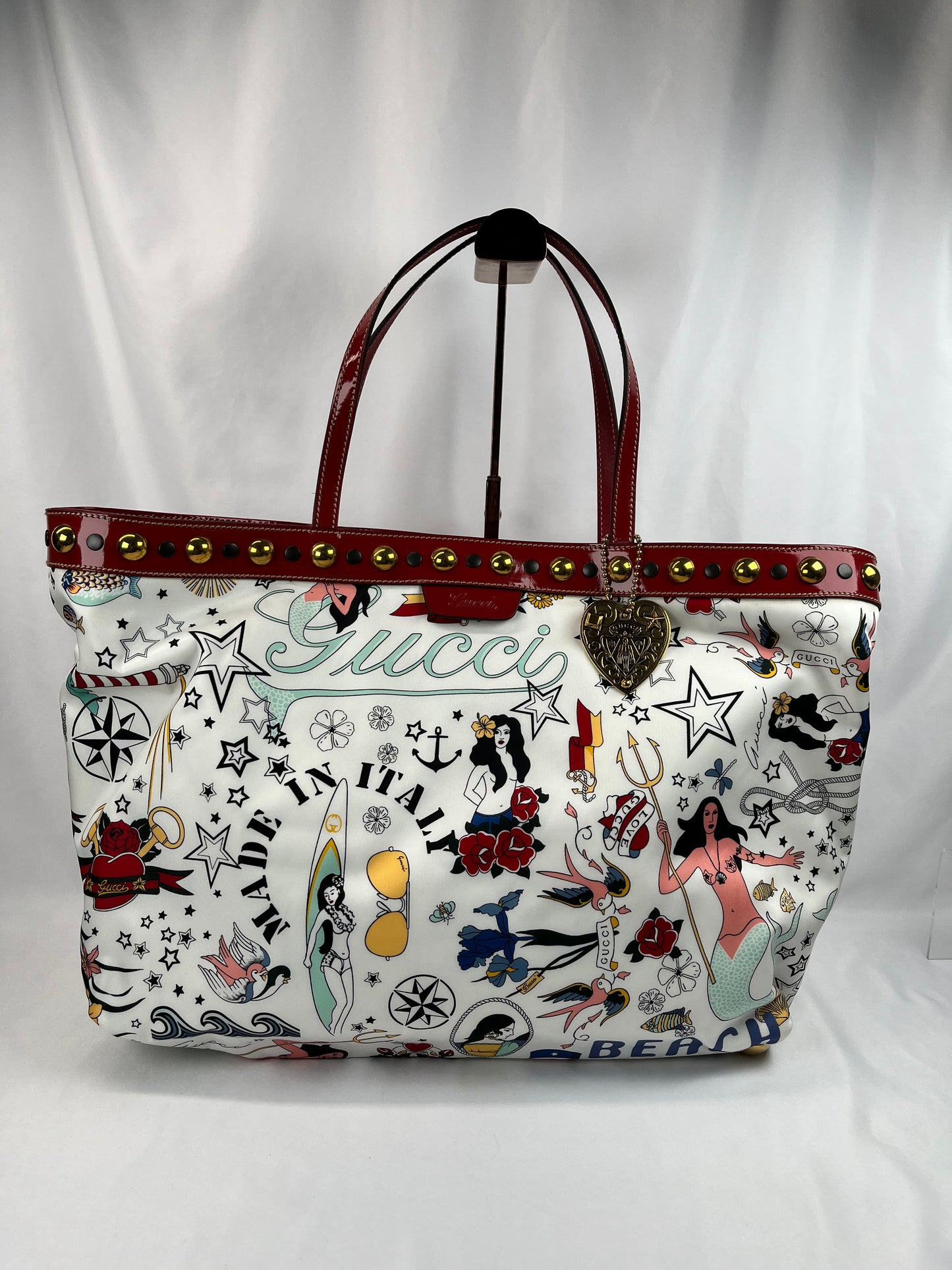 Pre-Owned GUCCI Mermaid Babushka  Handbag