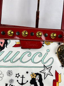 Pre-Owned GUCCI Mermaid Babushka  Handbag