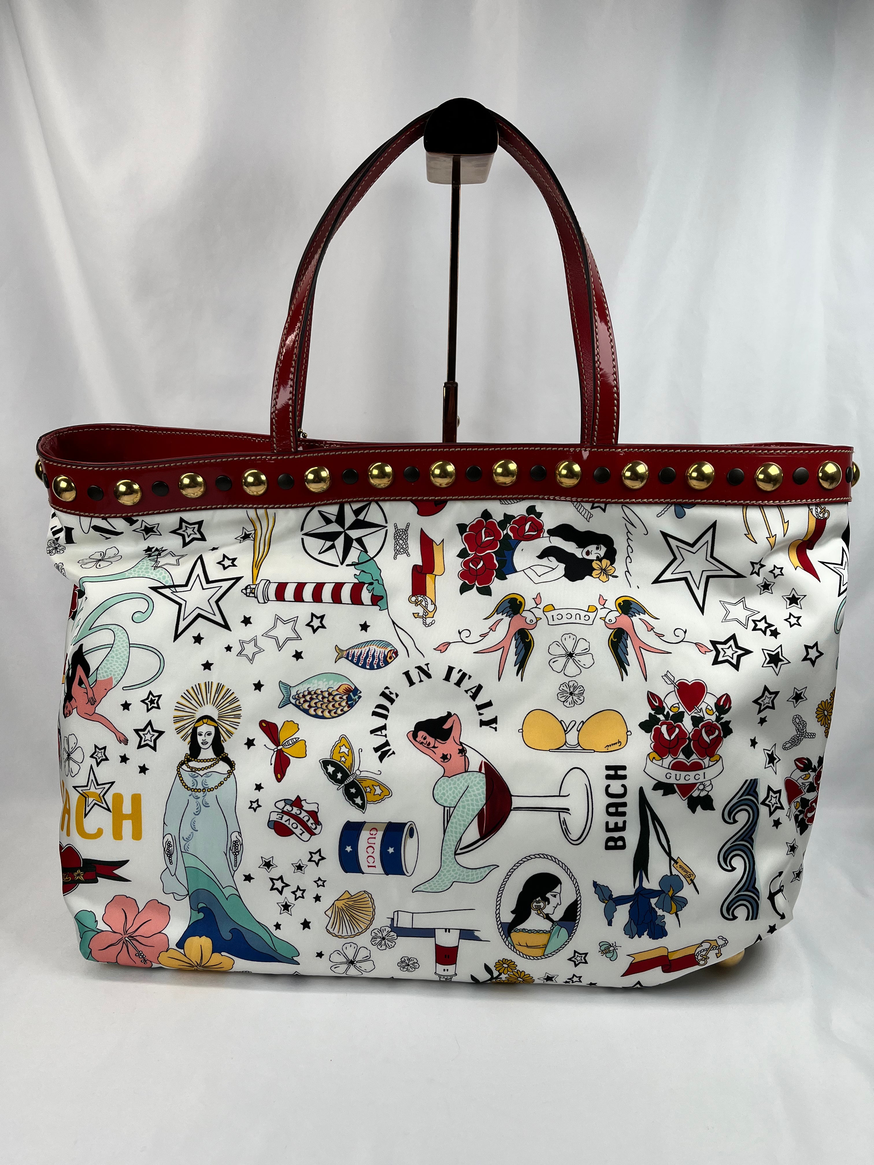 Pre-Owned GUCCI Mermaid Babushka  Handbag
