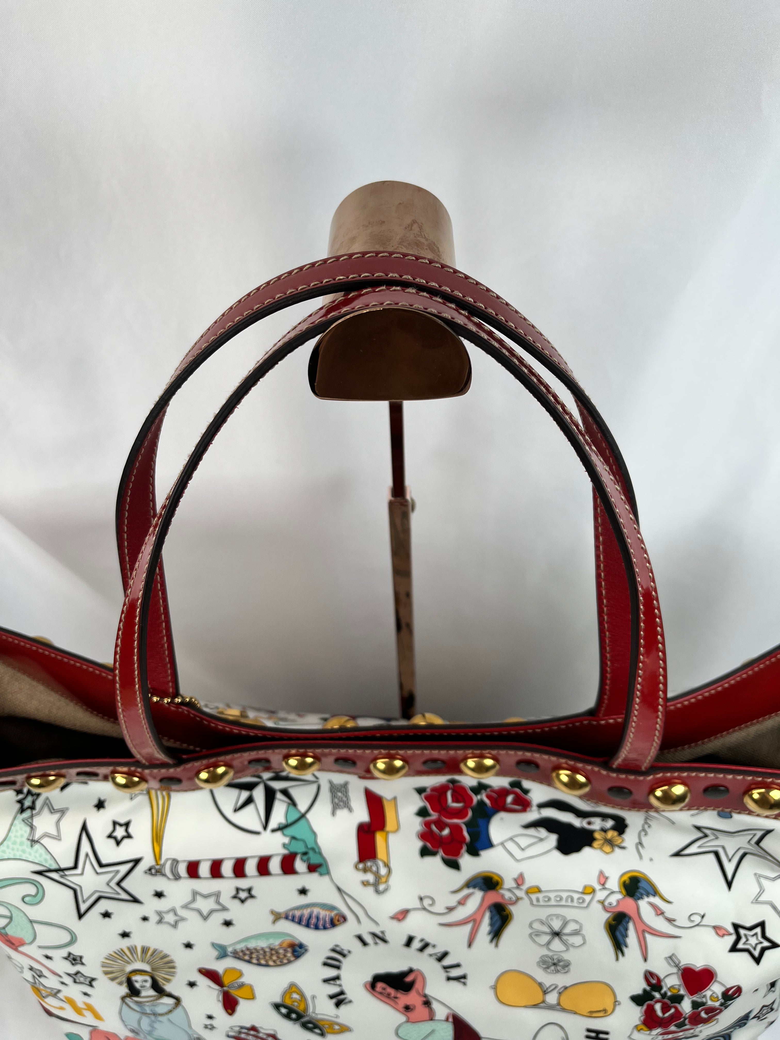 Pre-Owned GUCCI Mermaid Babushka  Handbag
