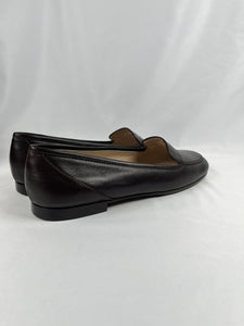 Pre-Owned CHANEL™ Vintage Interlocking CC Dark Brown Loafers, 40.5