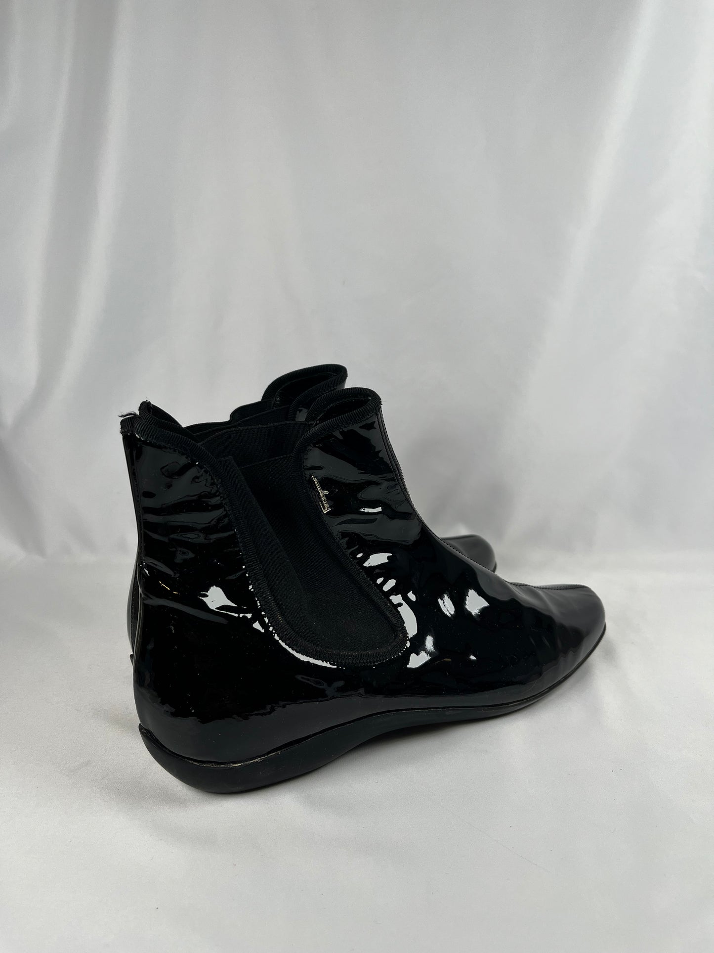 Salvatore Ferragamo Black Boots, 10.5
