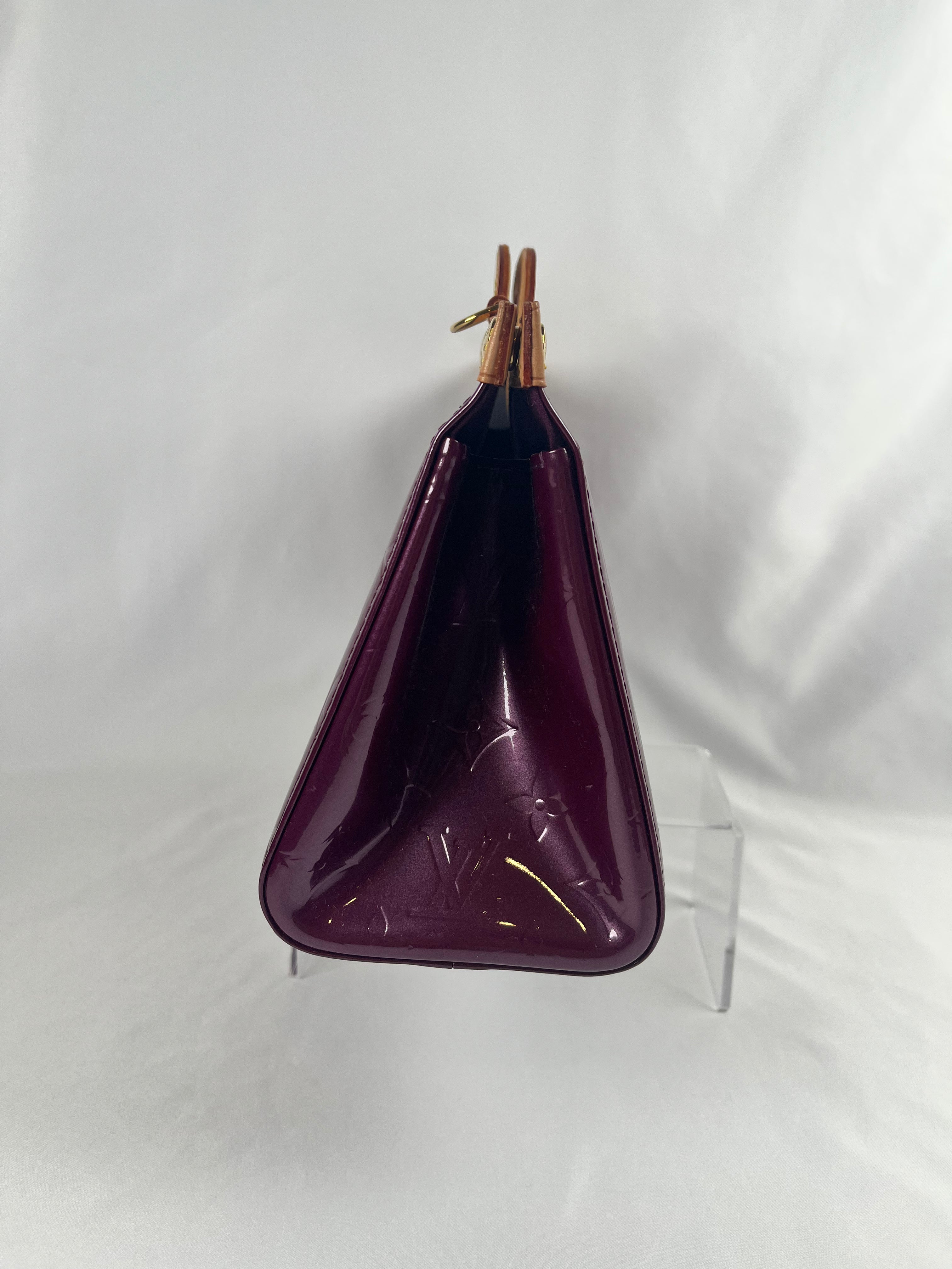 Louis Vuitton Vernis Roxbury Drive Purple Handbag