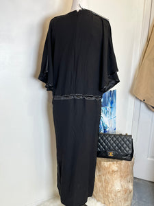 Pre-Owned GUCCI Matte Black Dress, 40
