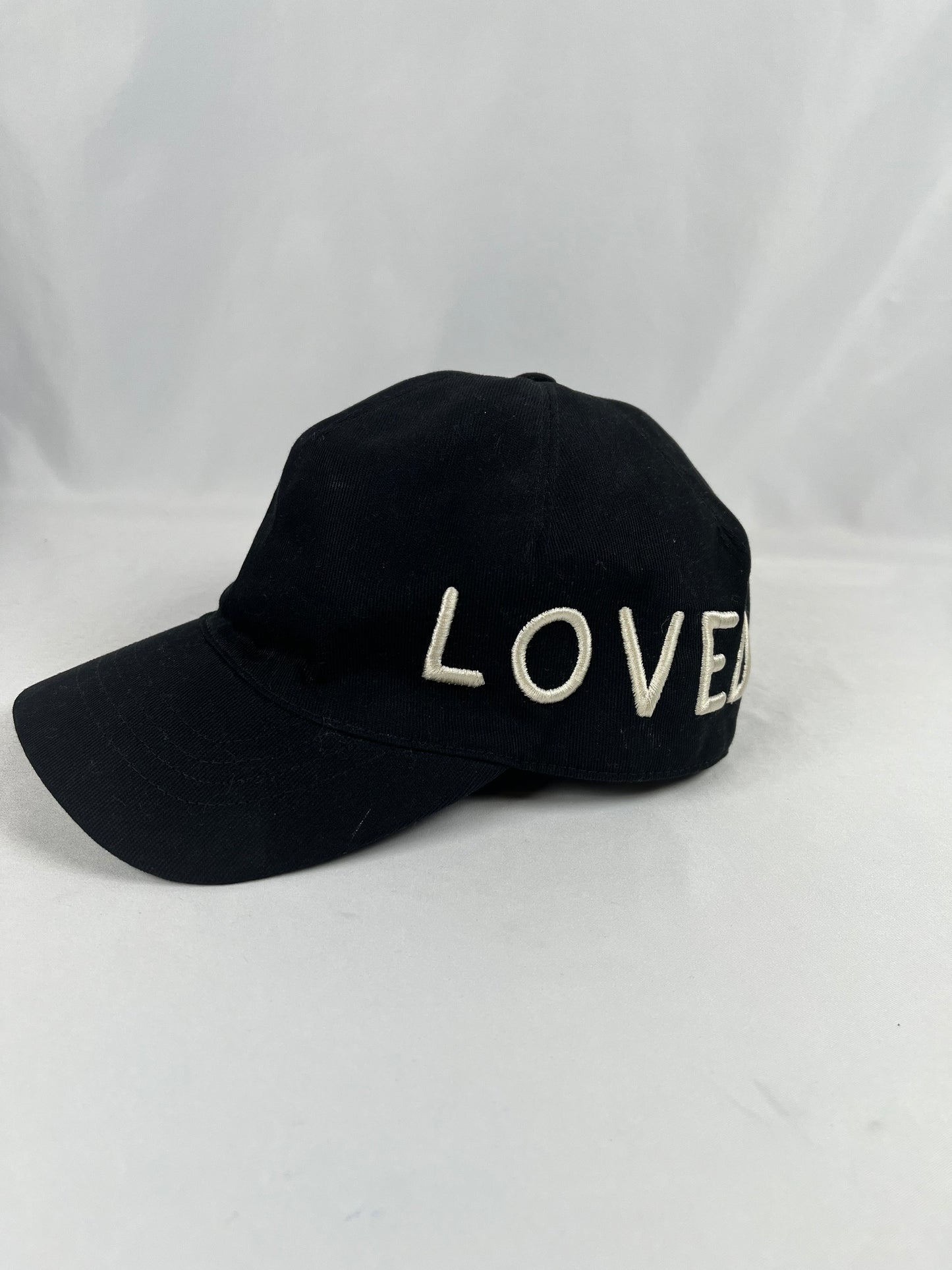 Pre-Owned GUCCI Loved Baseball Black Hat, Small