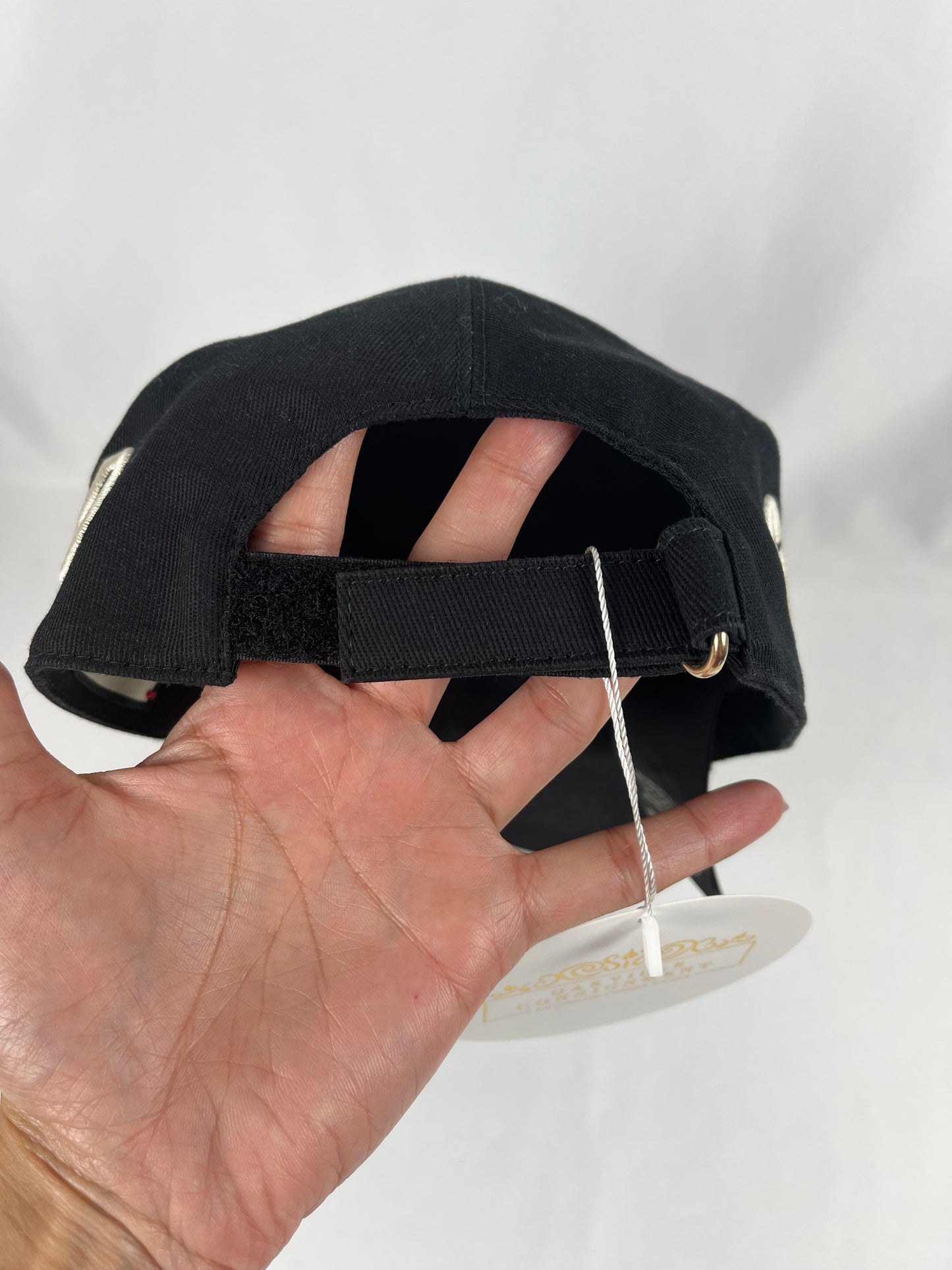 Pre-Owned GUCCI Loved Baseball Black Hat, Small