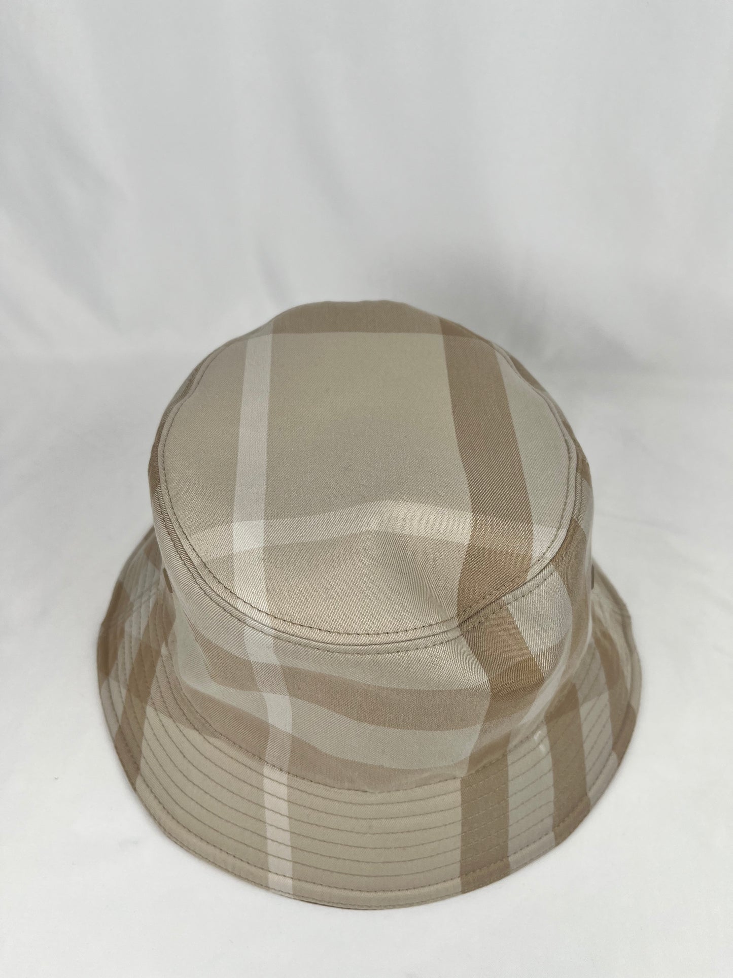 Pre-Owned BURBERRY Bucket Light Brown Hat, Small