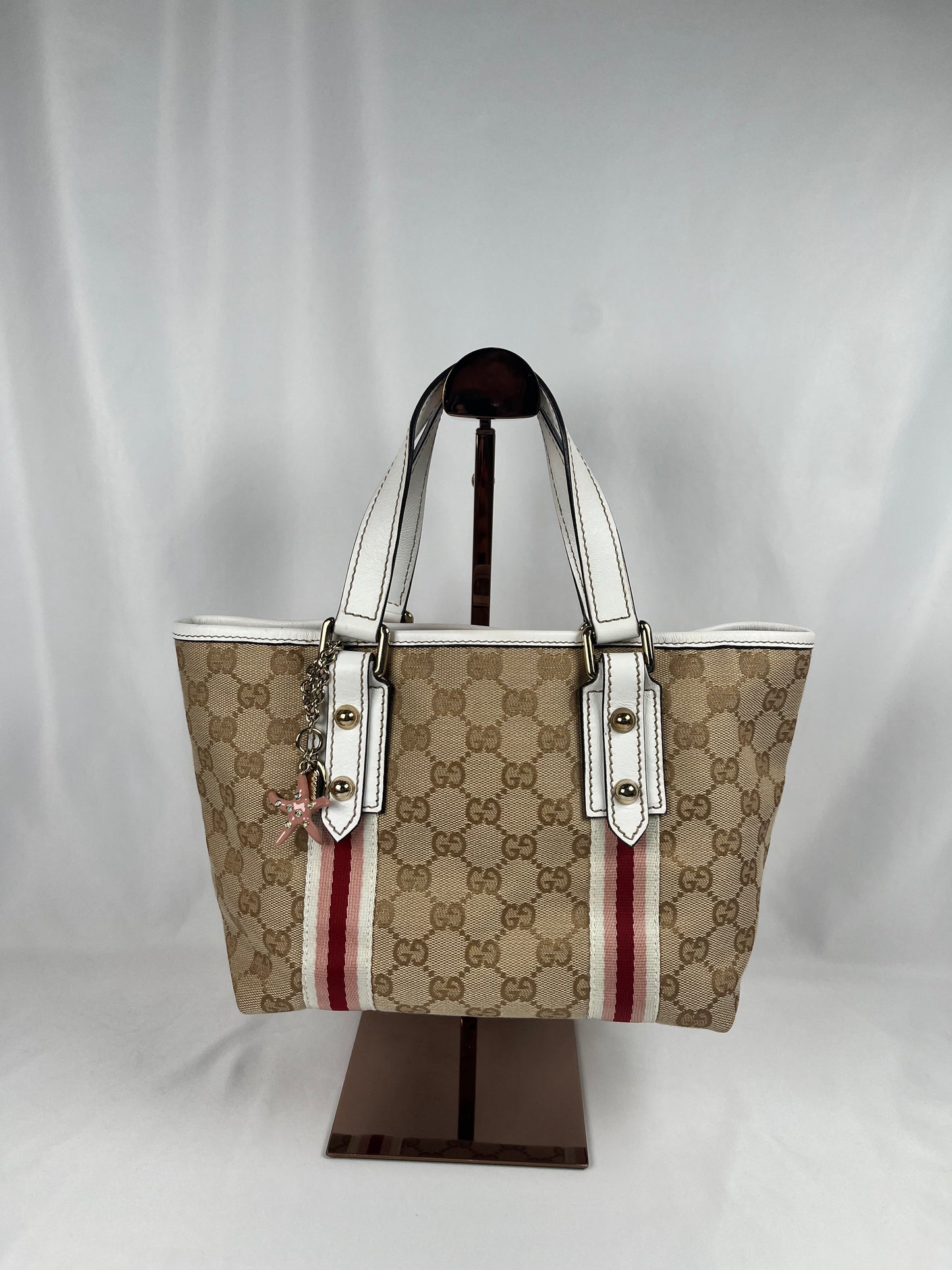 Pre-Owned GUCCI Jolicoeur Monogram Handbag, Mini