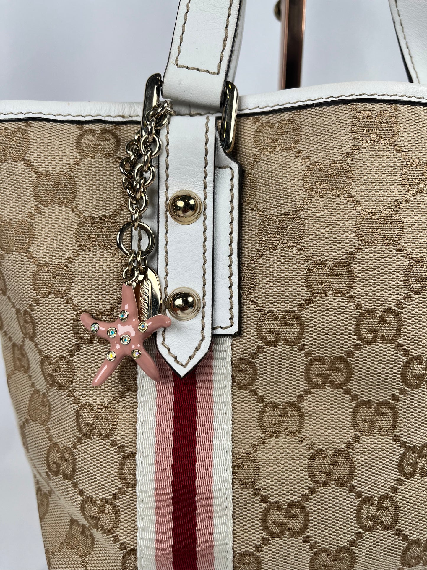 Pre-Owned GUCCI Jolicoeur Monogram Handbag, Mini