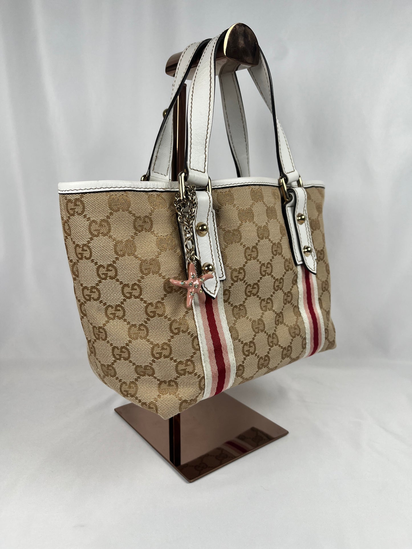 Pre-Owned GUCCI Jolicoeur Monogram Handbag, Mini