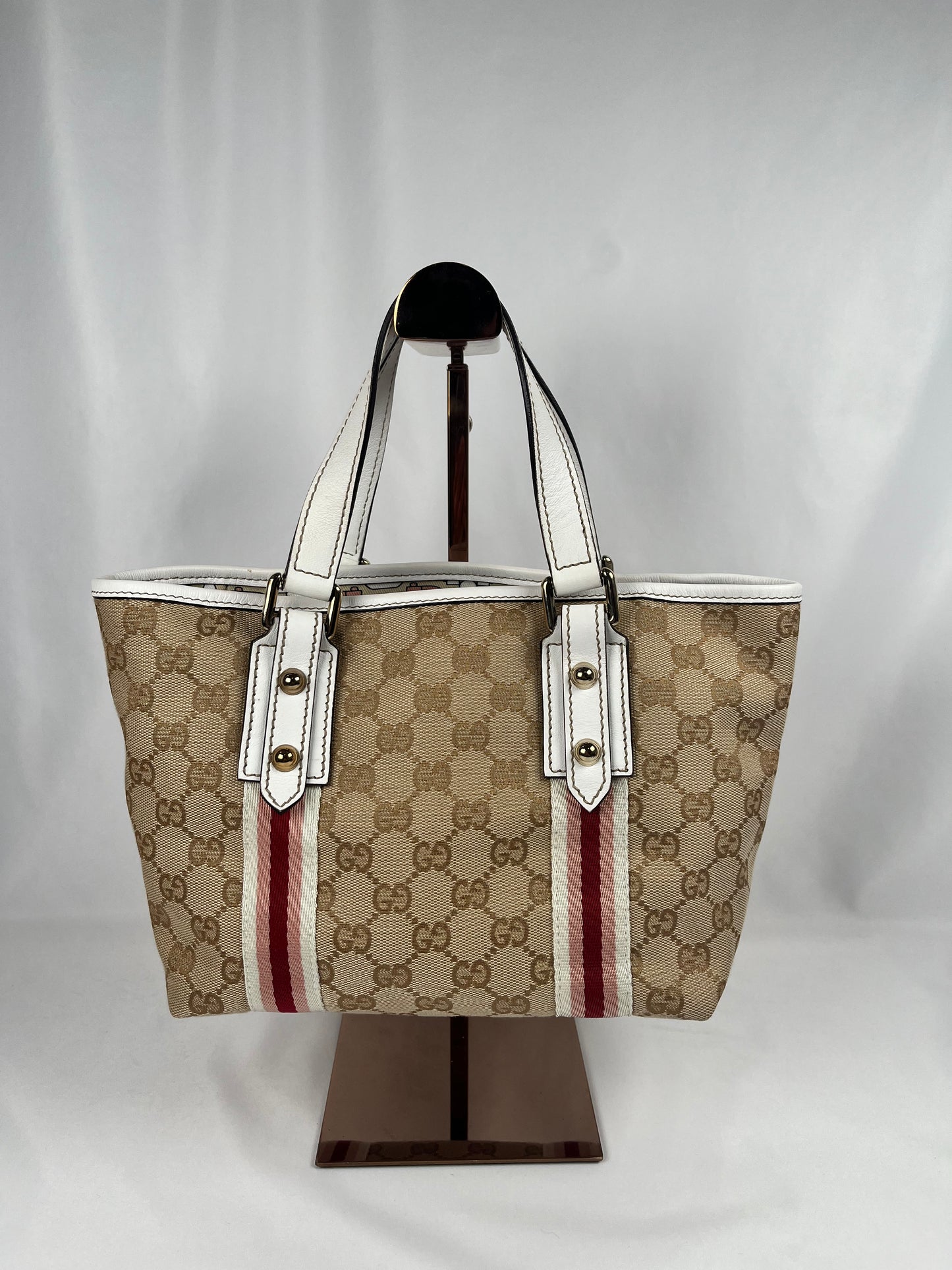 Pre-Owned GUCCI Jolicoeur Monogram Handbag, Mini