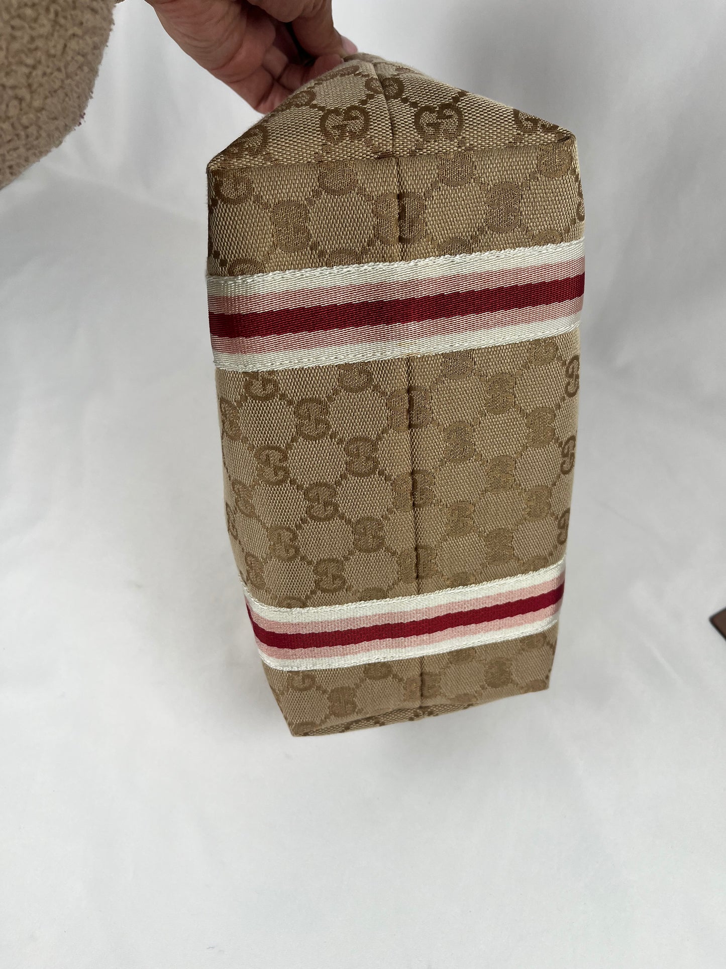 Pre-Owned GUCCI Jolicoeur Monogram Handbag, Mini