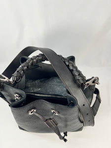 Pre-Owned LOUIS VUITTON Mahina Muria Black Handbag