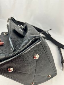 Pre-Owned LOUIS VUITTON Mahina Muria Black Handbag