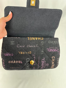 Pre-Owned CHANEL™ Quilted Denim Mood Flap Denim Handbag, Medium **Limited Edition**