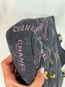 Pre-Owned CHANEL™ Quilted Denim Mood Flap Denim Handbag, Medium **Limited Edition**