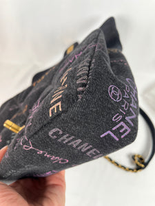 Pre-Owned CHANEL™ Quilted Denim Mood Flap Denim Handbag, Medium **Limited Edition**