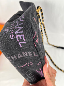 Pre-Owned CHANEL™ Quilted Denim Mood Flap Denim Handbag, Medium **Limited Edition**