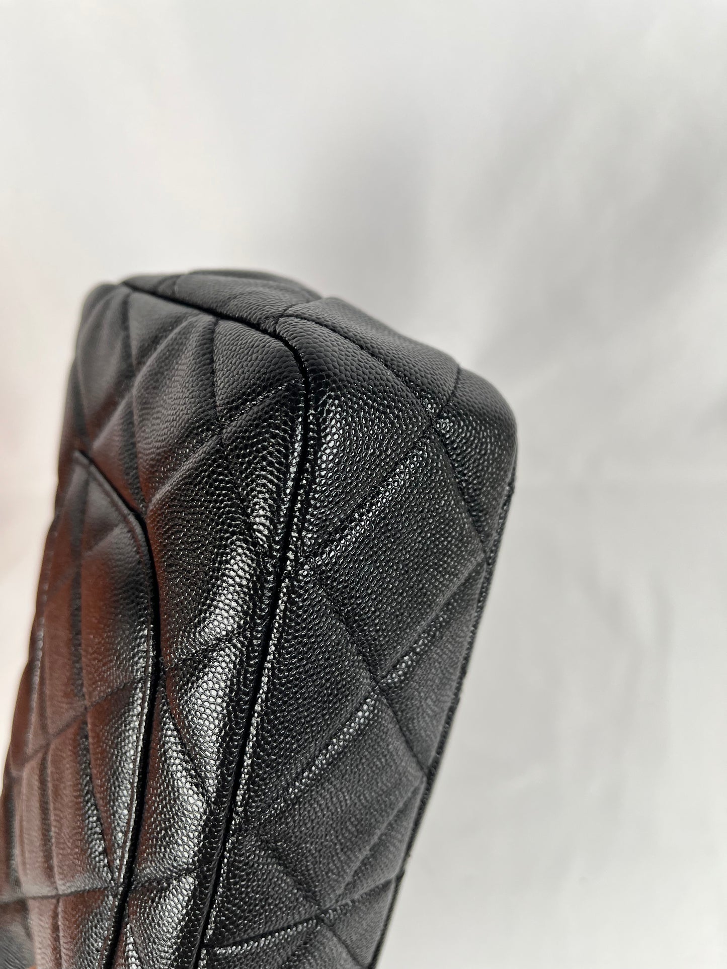 Pre-Owned CHANEL™ Quilted Funky Match Flap Black Handbag **Limited Edition**