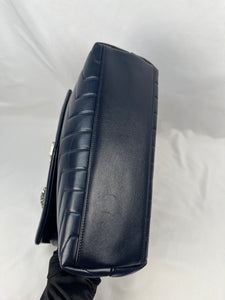Pre-Owned SAINT LAURENT LouLou Monogram Dark Blue Handbag, Medium