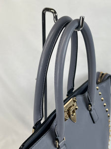 Pre-Owned VALENTINO Vitello Rockstud Double Handle London Stone Handbag