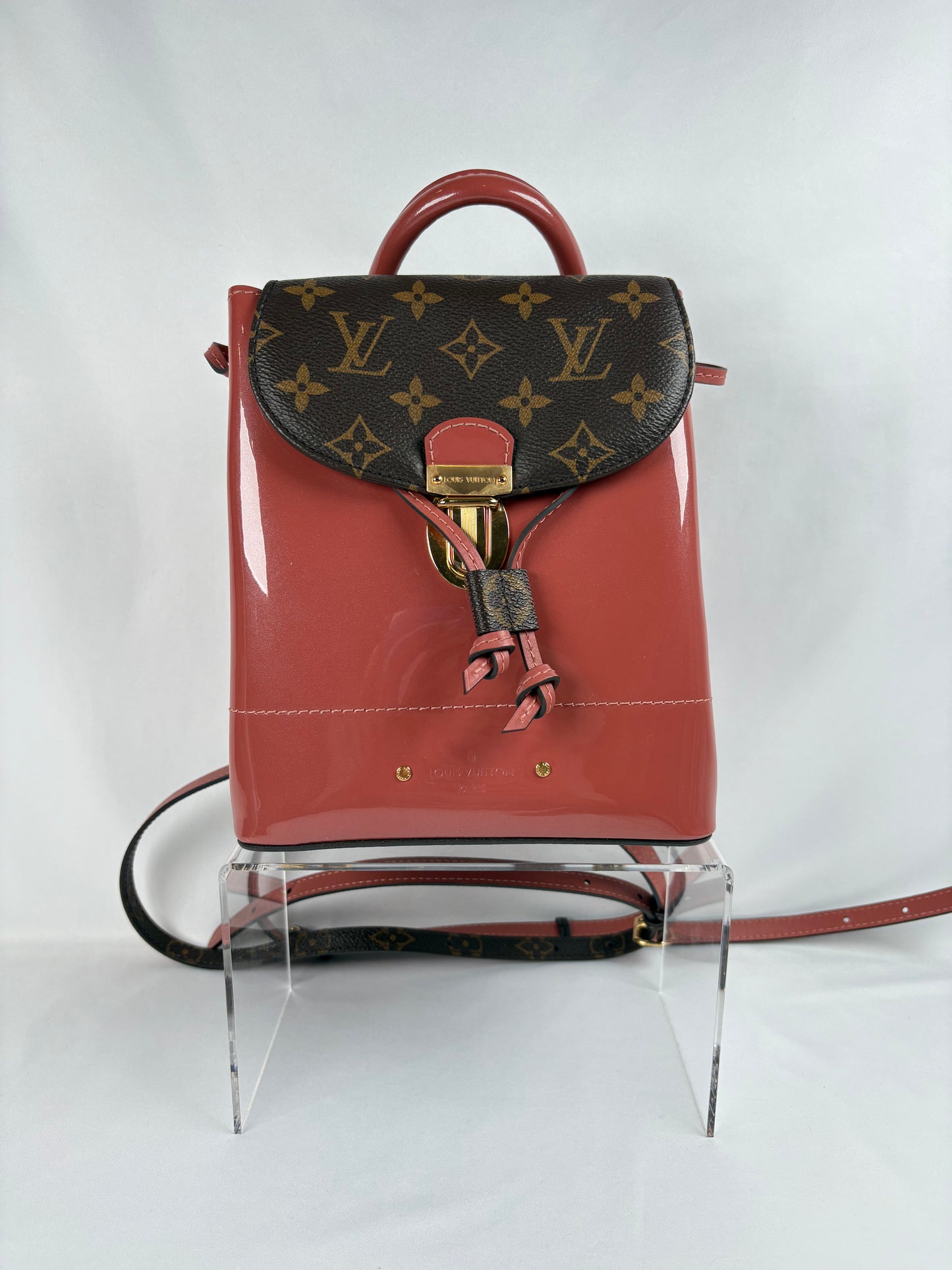 Pre-Owned LOUIS VUITTON 2019 Hot Springs Pink/Monogram Handbag
