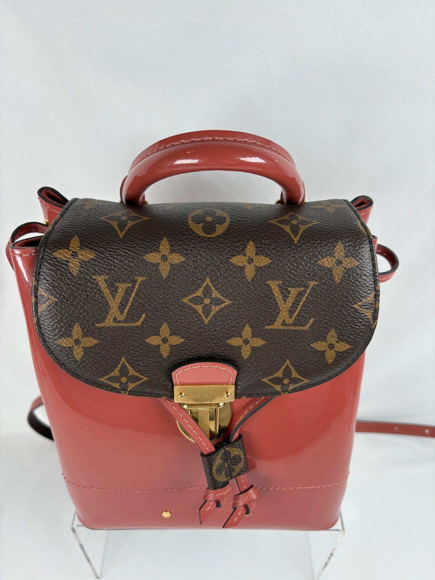 Pre-Owned LOUIS VUITTON 2019 Hot Springs Pink/Monogram Handbag
