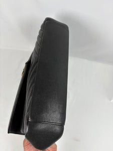 Pre-Owned SAINT LAURENT College Black/GHW Handbag, Large