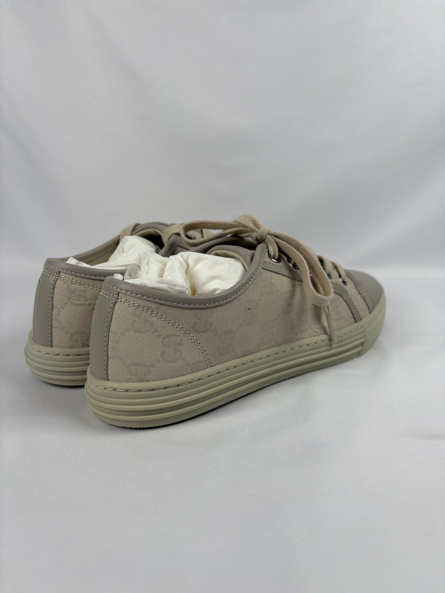 Pre-Owned GUCCI Cotton White Sneakers, 38