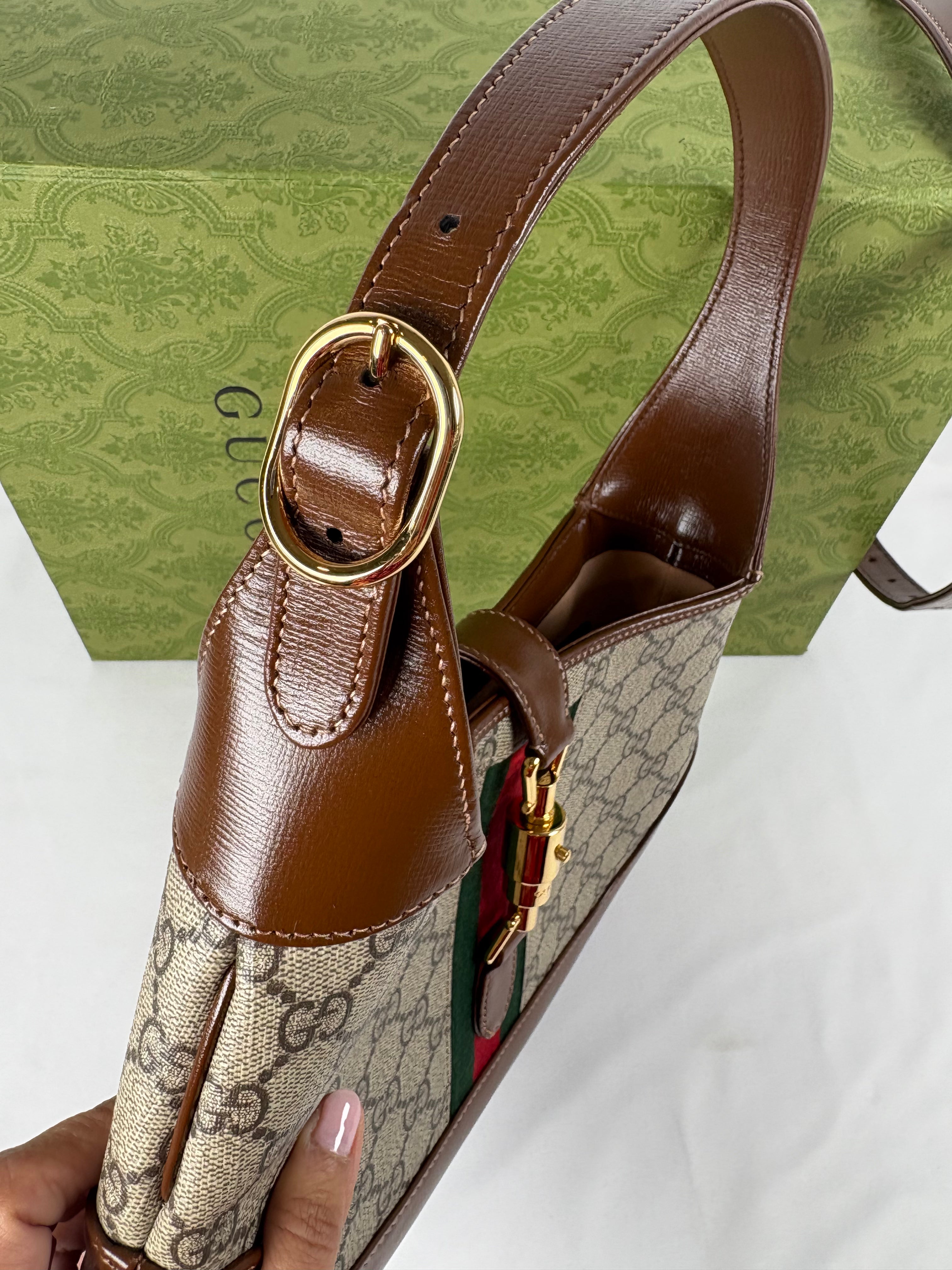 Pre-Owned GUCCI Jackie 1961 Monogram Handbag, Medium