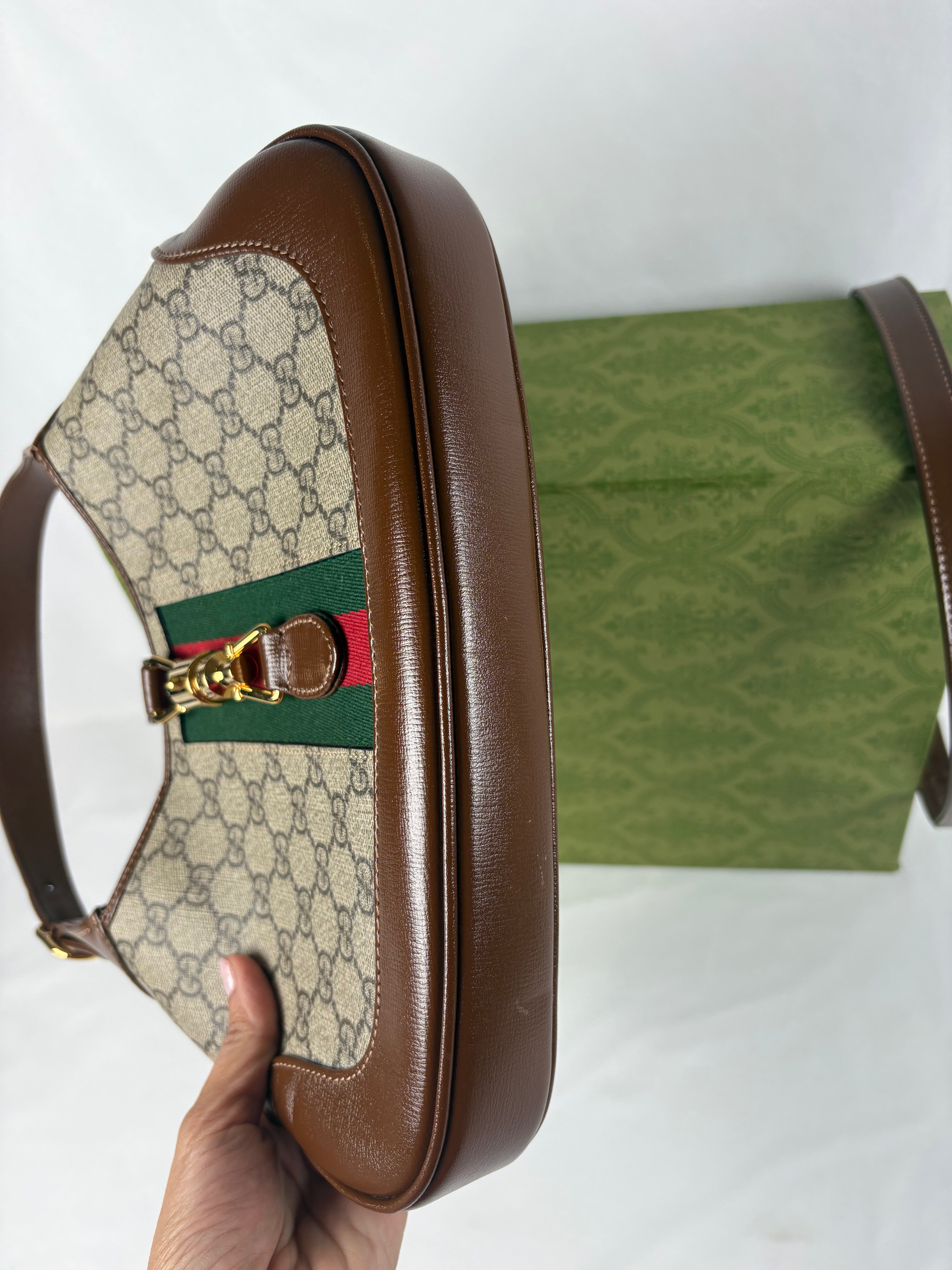 Pre-Owned GUCCI Jackie 1961 Monogram Handbag, Medium