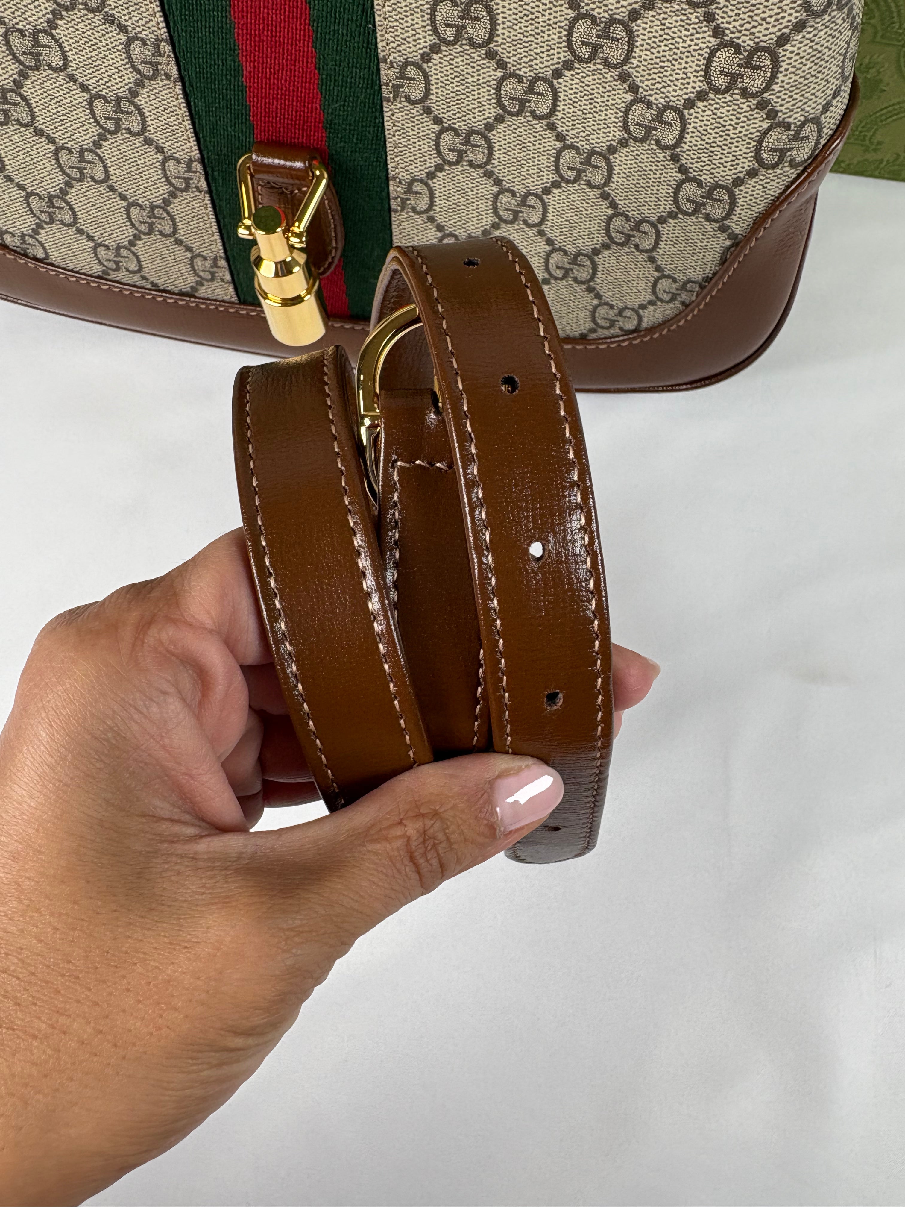 Pre-Owned GUCCI Jackie 1961 Monogram Handbag, Medium