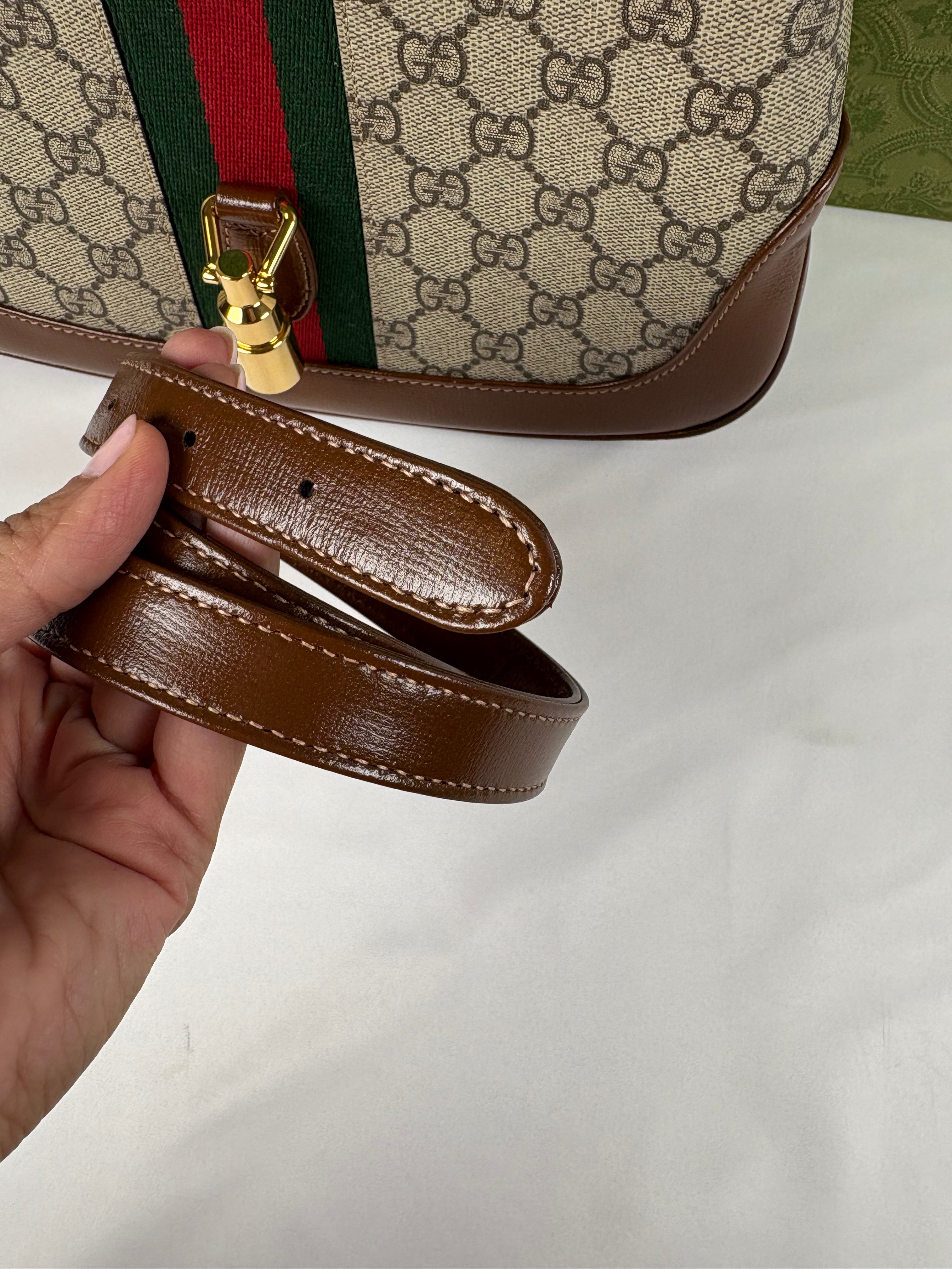 Pre-Owned GUCCI Jackie 1961 Monogram Handbag, Medium