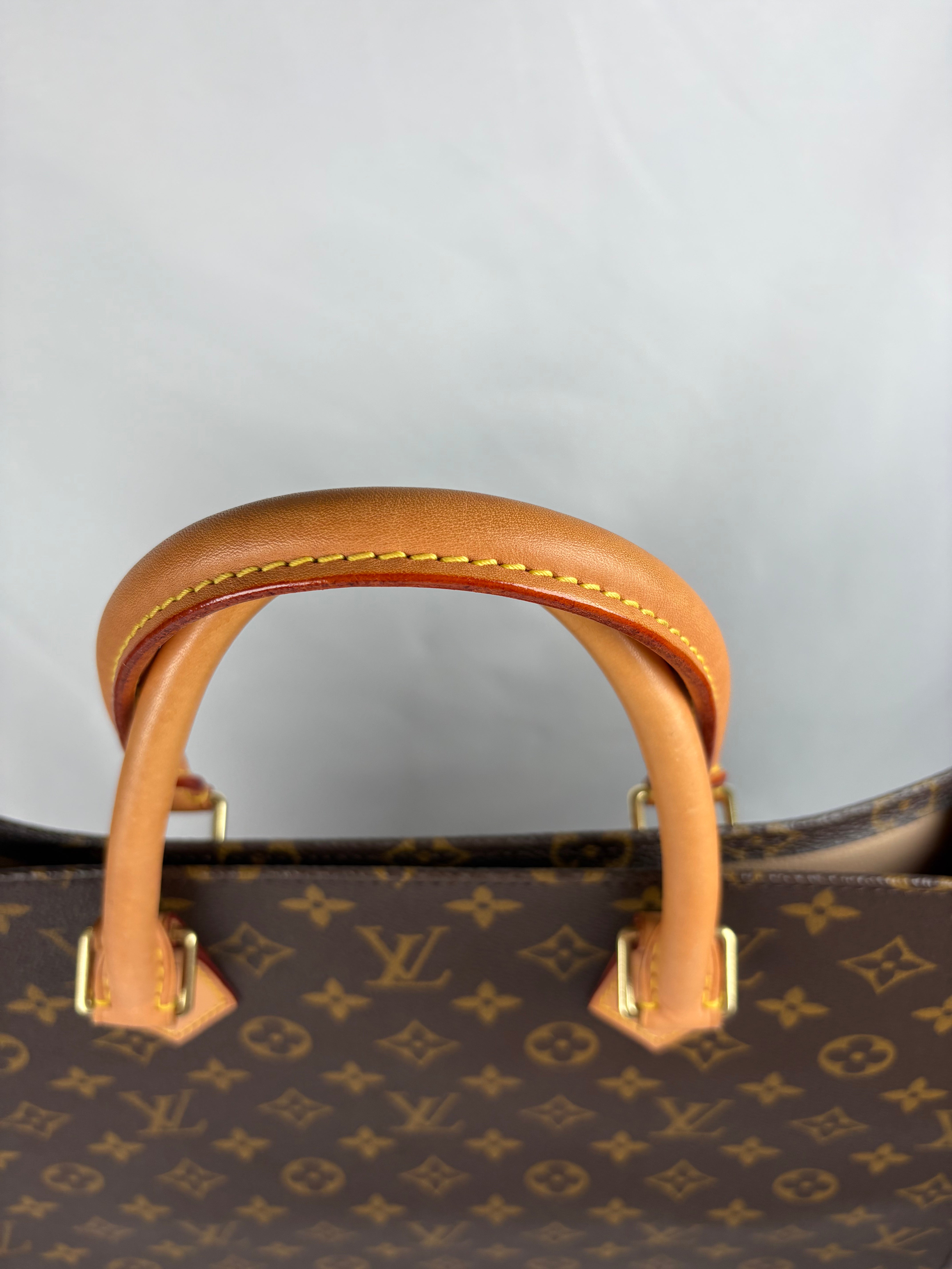 Pre-Owned LOUIS VUITTON Sac Plat Tote Monogram Handbag