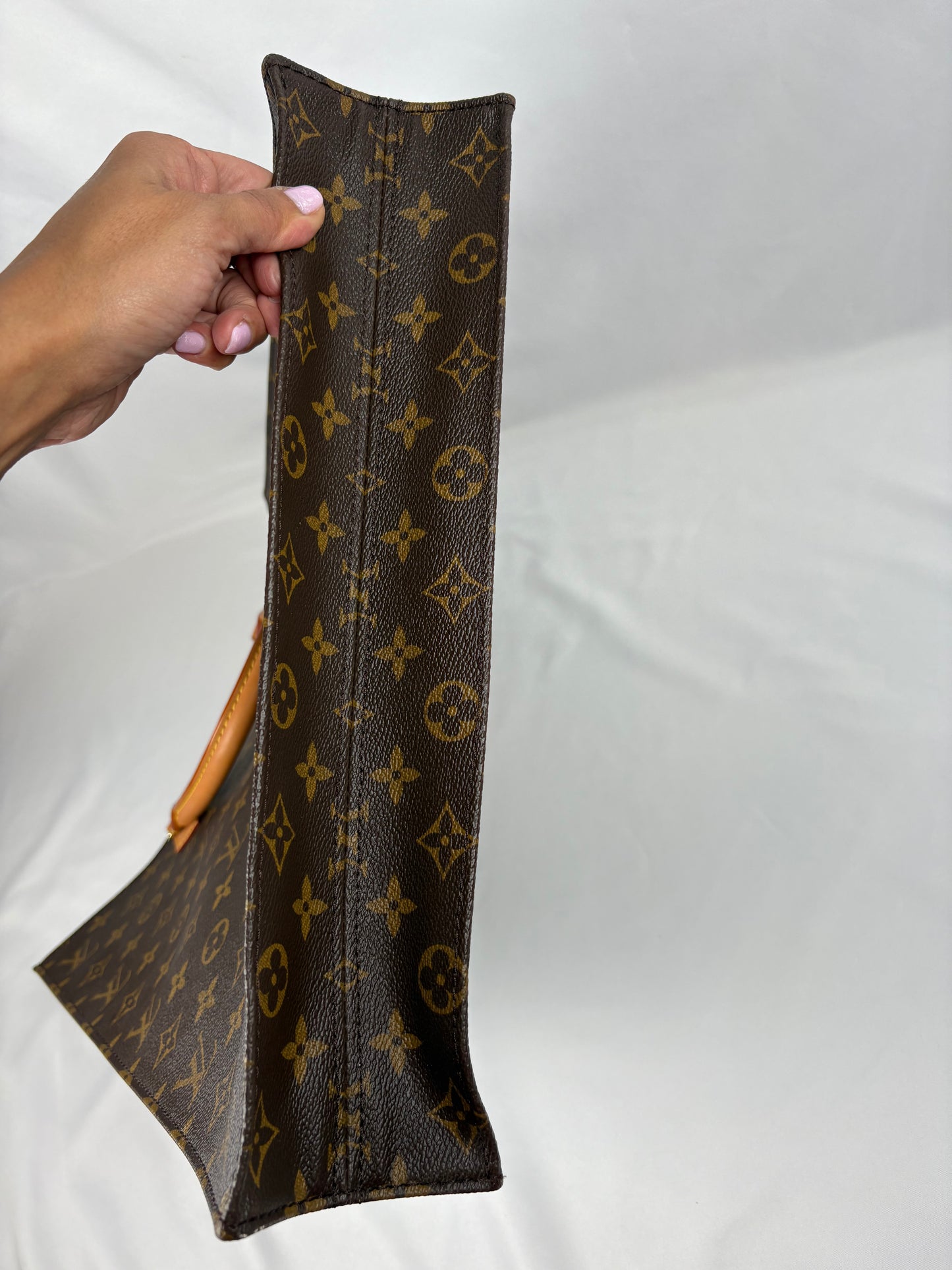 Pre-Owned LOUIS VUITTON Sac Plat Tote Monogram Handbag