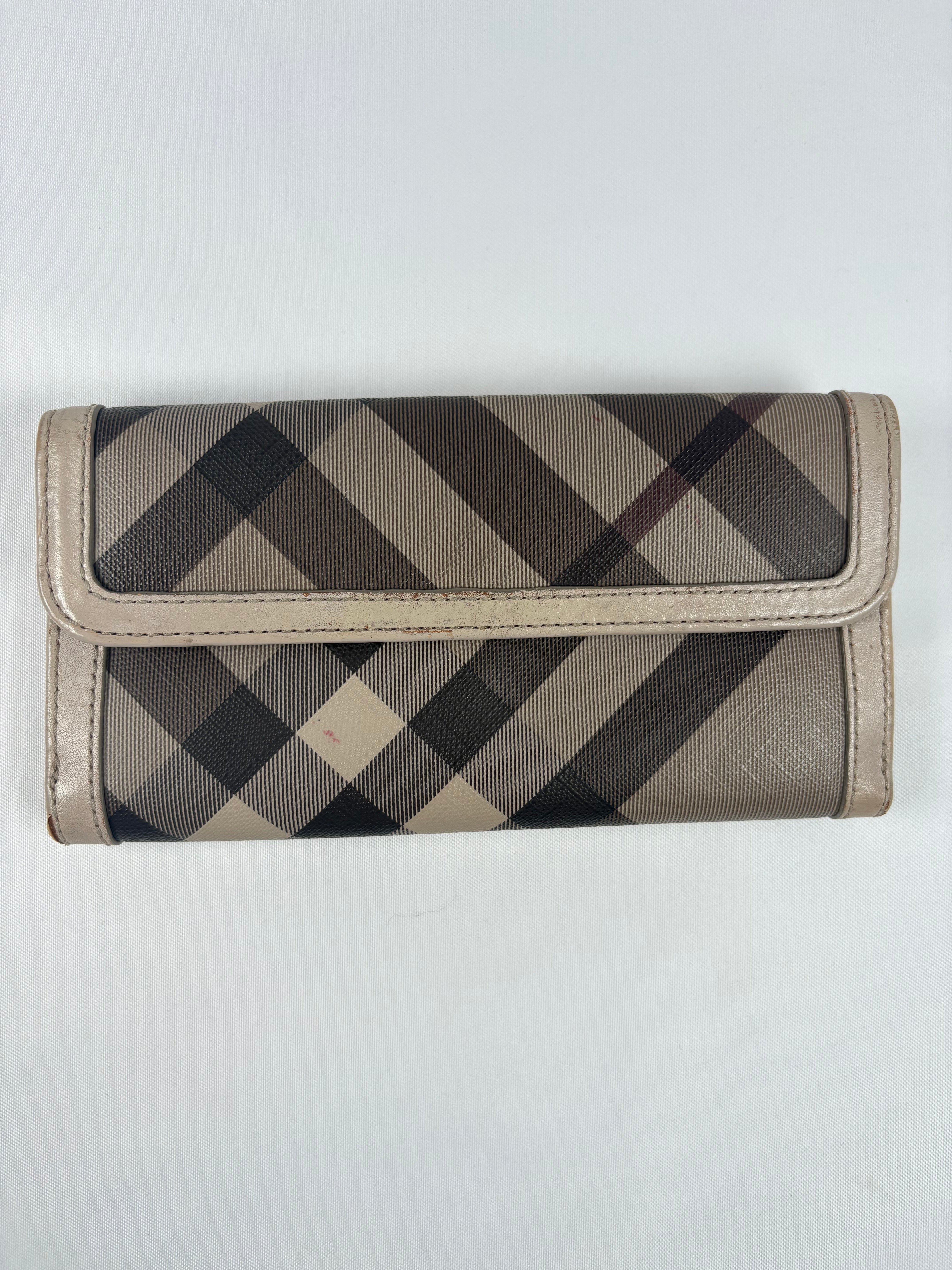 Pre-Owned BURBERRY Trench Smoked  Wallet
