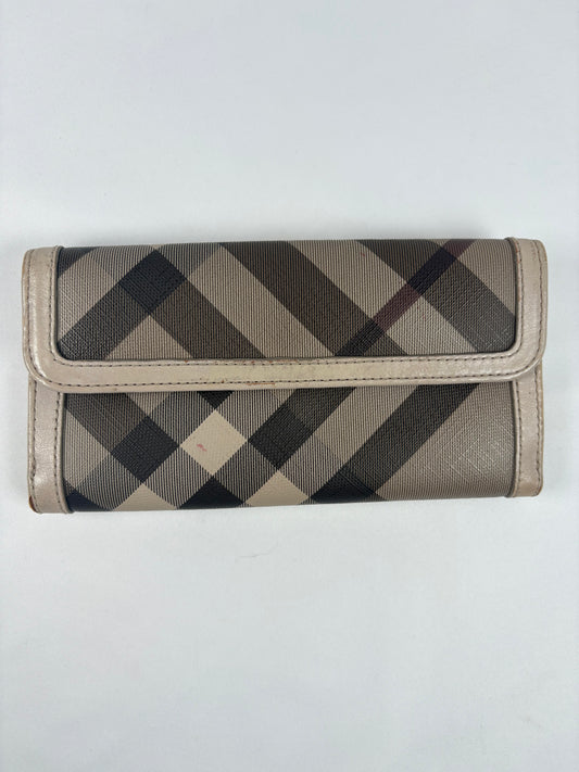 Pre-Owned BURBERRY Trench Smoked  Wallet