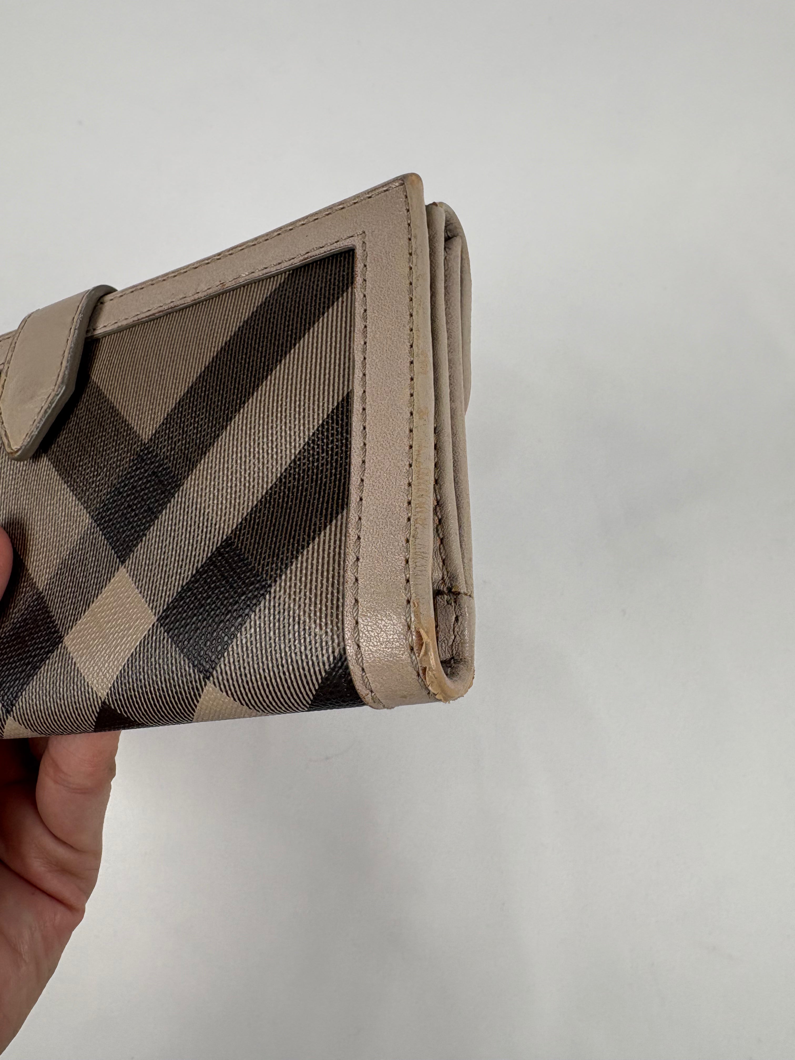 Pre-Owned BURBERRY Trench Smoked  Wallet