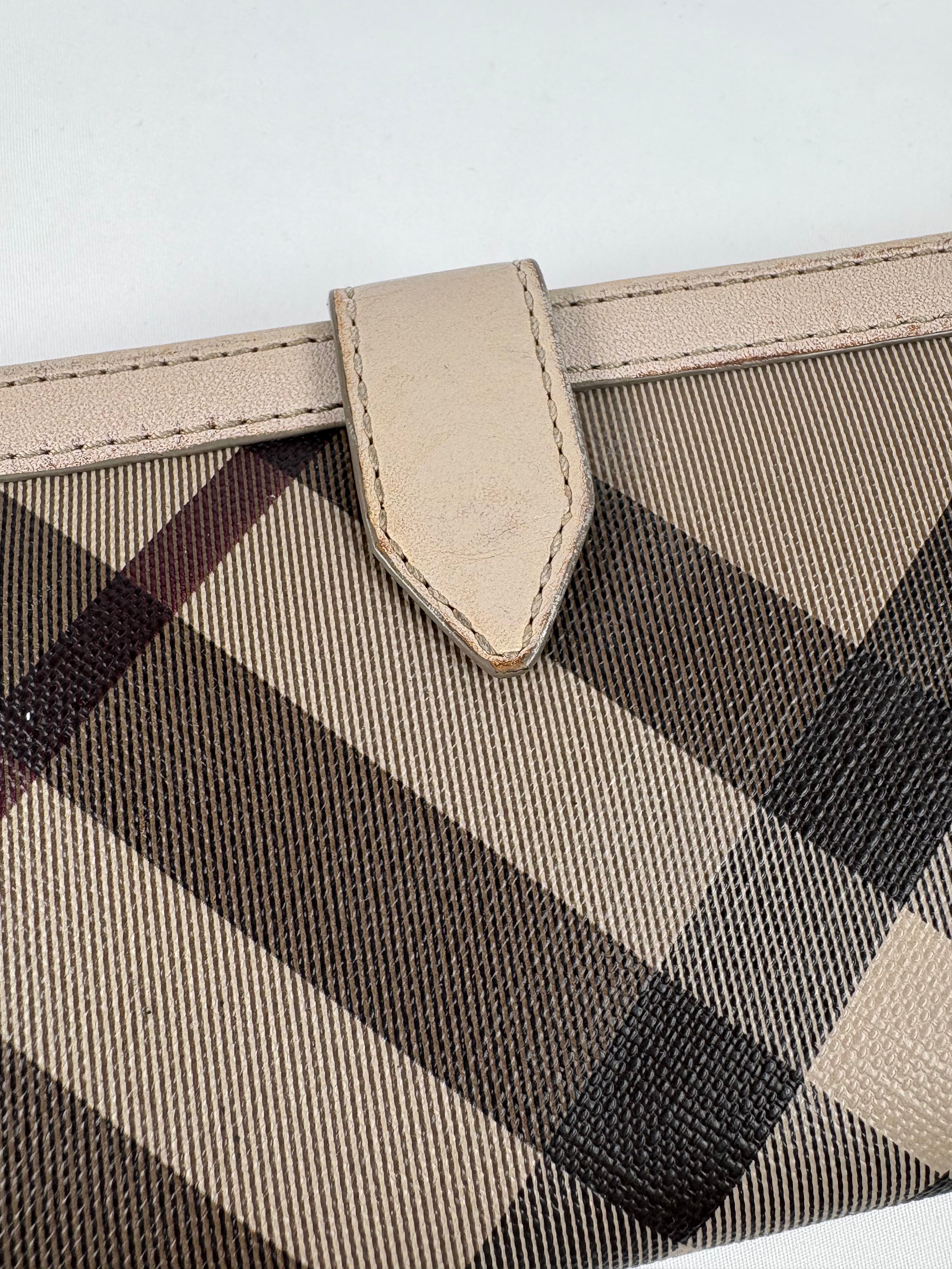 Pre-Owned BURBERRY Trench Smoked  Wallet