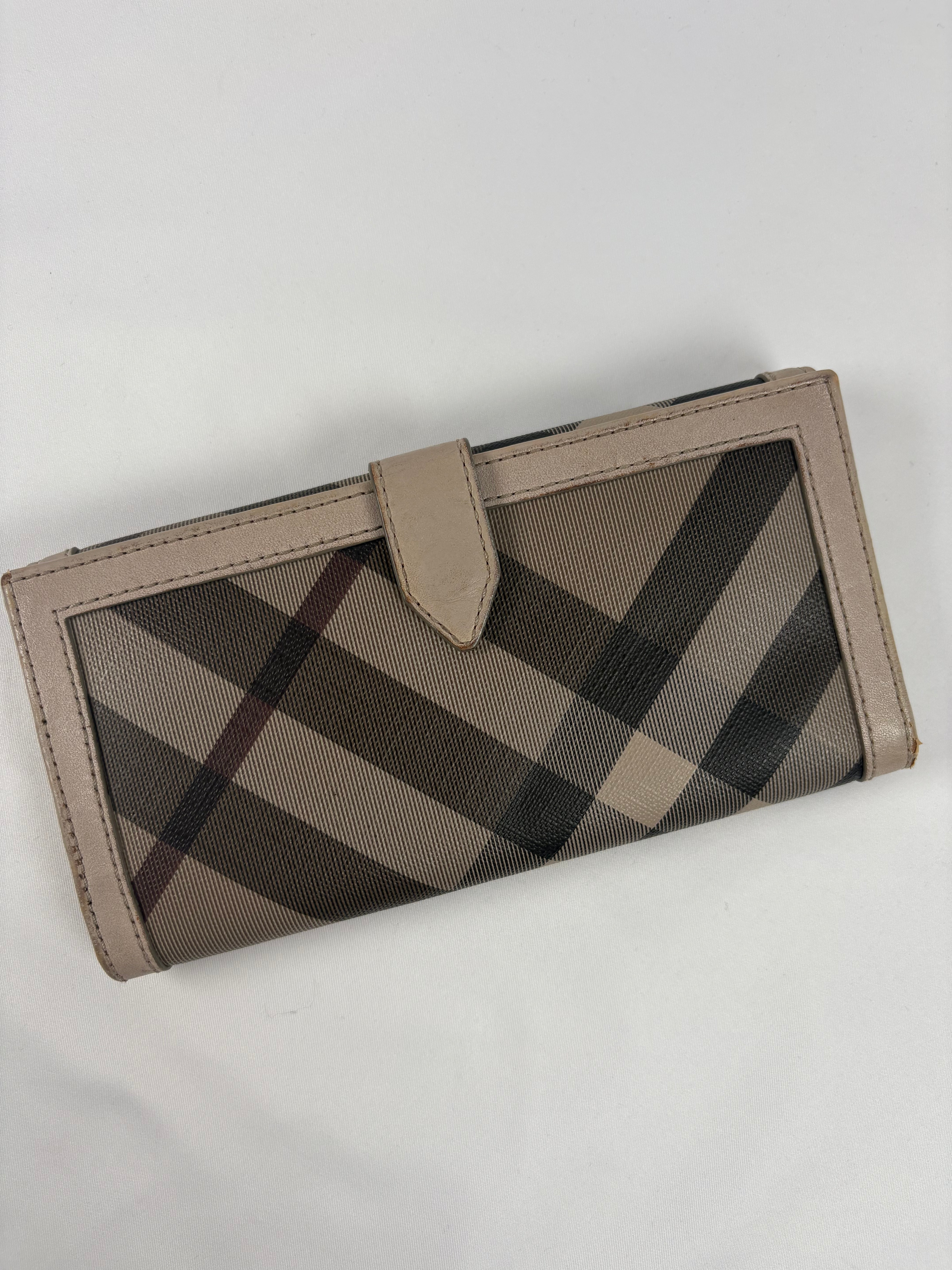 Pre-Owned BURBERRY Trench Smoked  Wallet