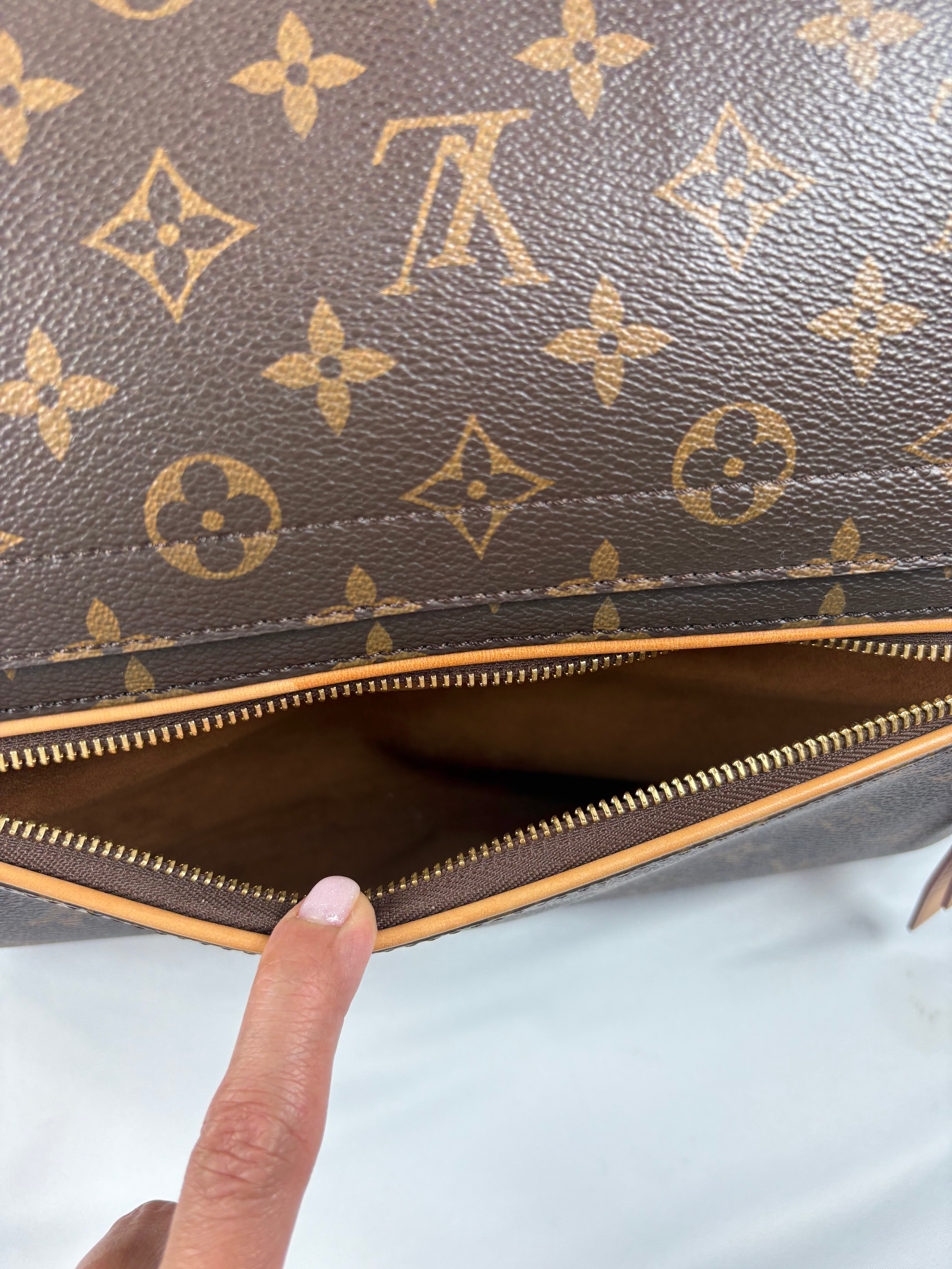 Pre-Owned LOUIS VUITTON Havane Olympe Monogram Handbag