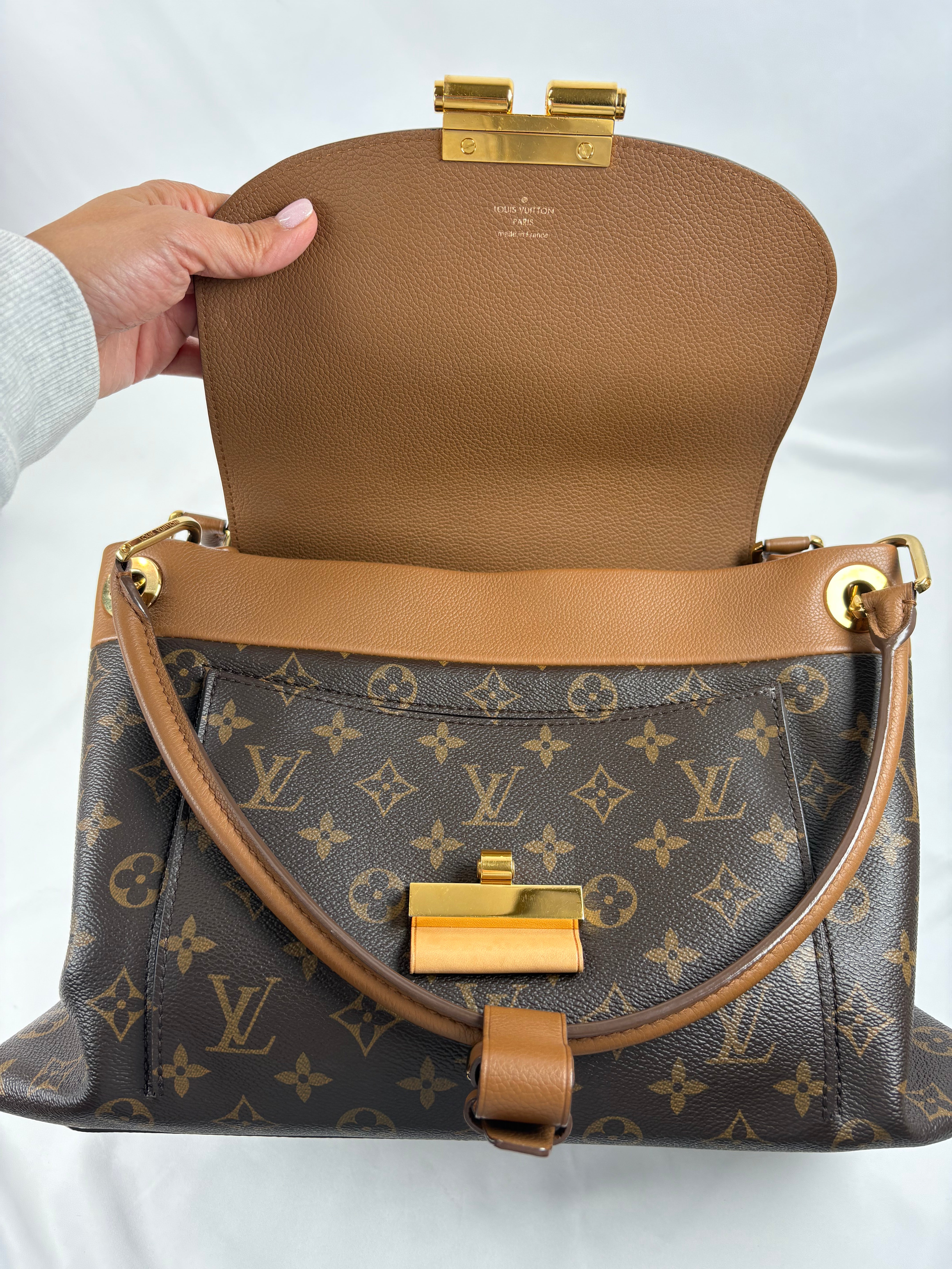 Pre-Owned LOUIS VUITTON Havane Olympe Monogram Handbag