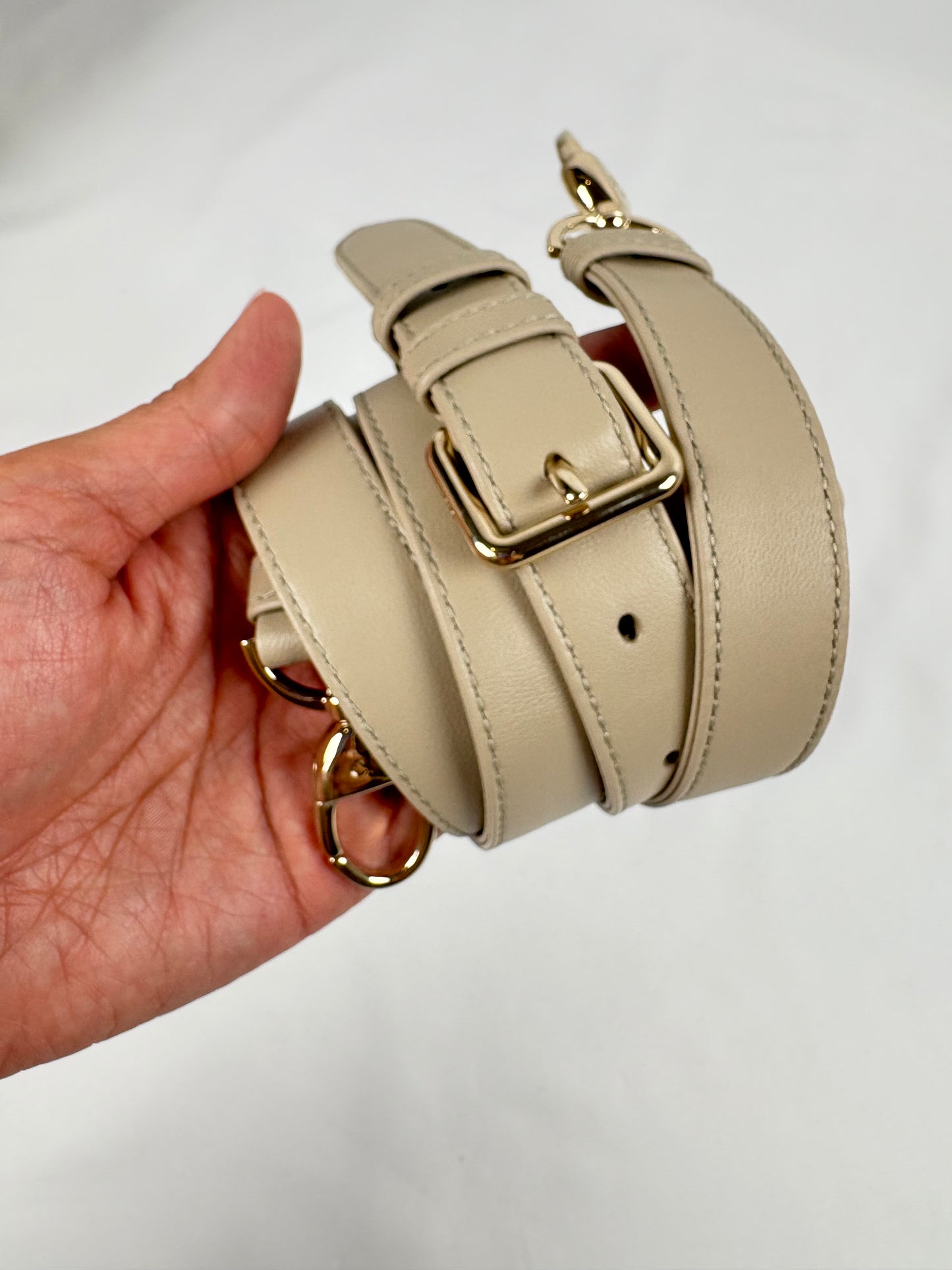 Pre-Owned CHRISTIAN DIOR Lady Dior Desert Taupe Handbag, Medium