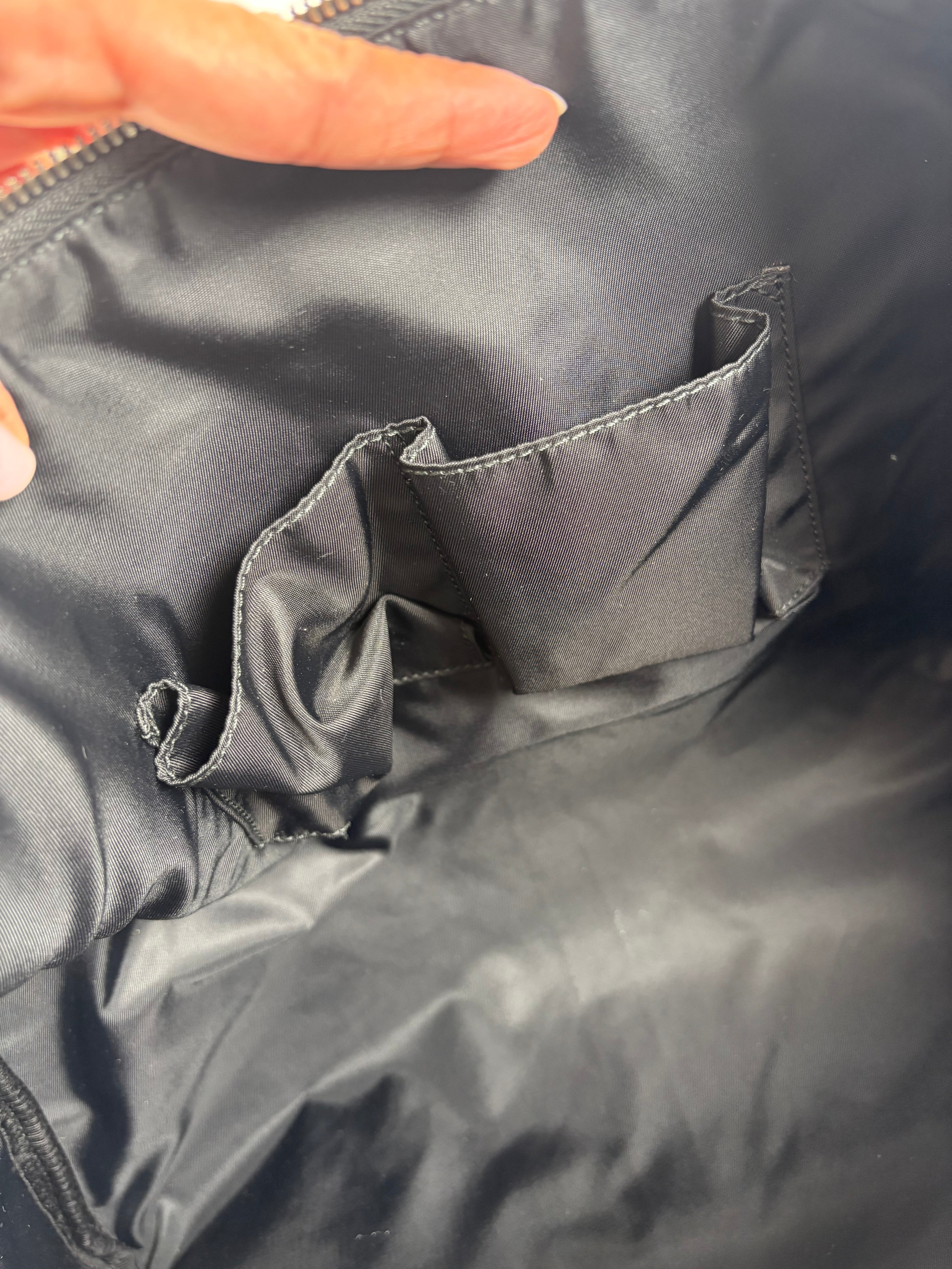 Pre-Owned GUCCI Supreme Canvas Carry-On Black Luggage