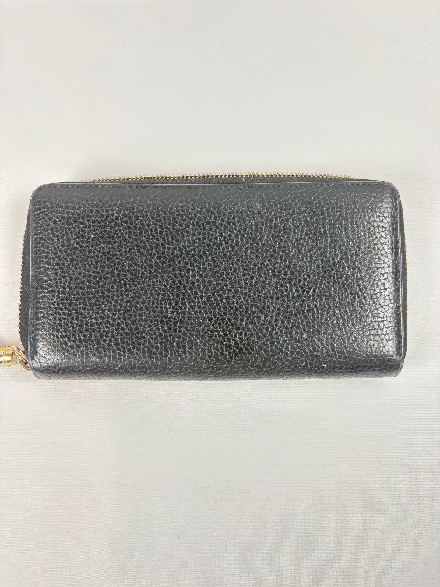 Pre-Owned GUCCI Soho Black Wallet