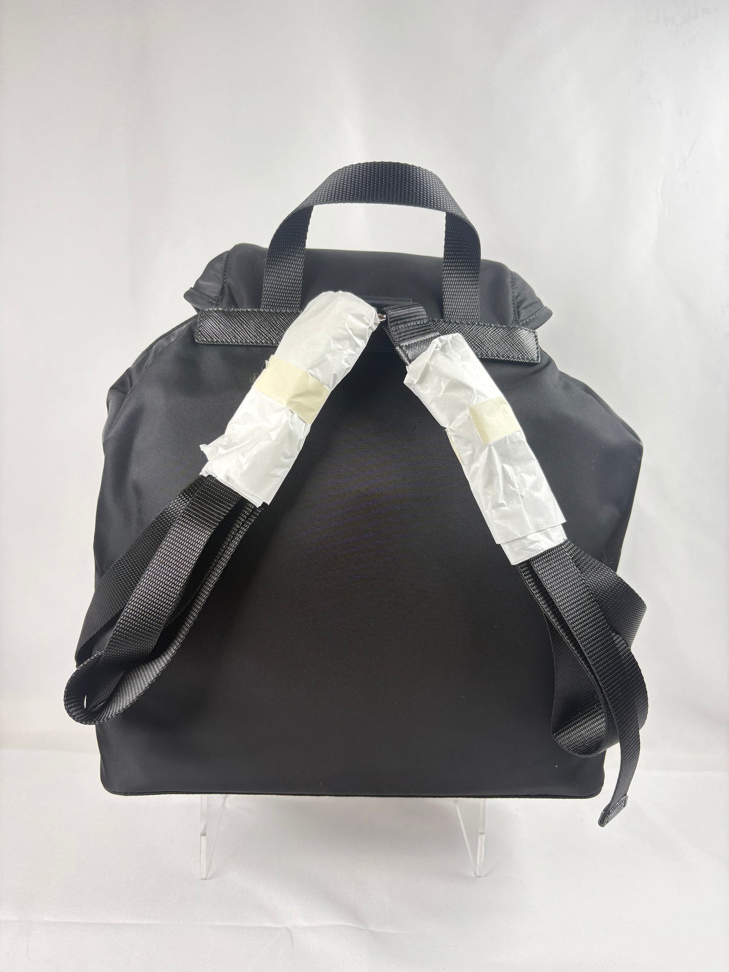 Pre-Owned PRADA Tessuto Nylon Black Backpack