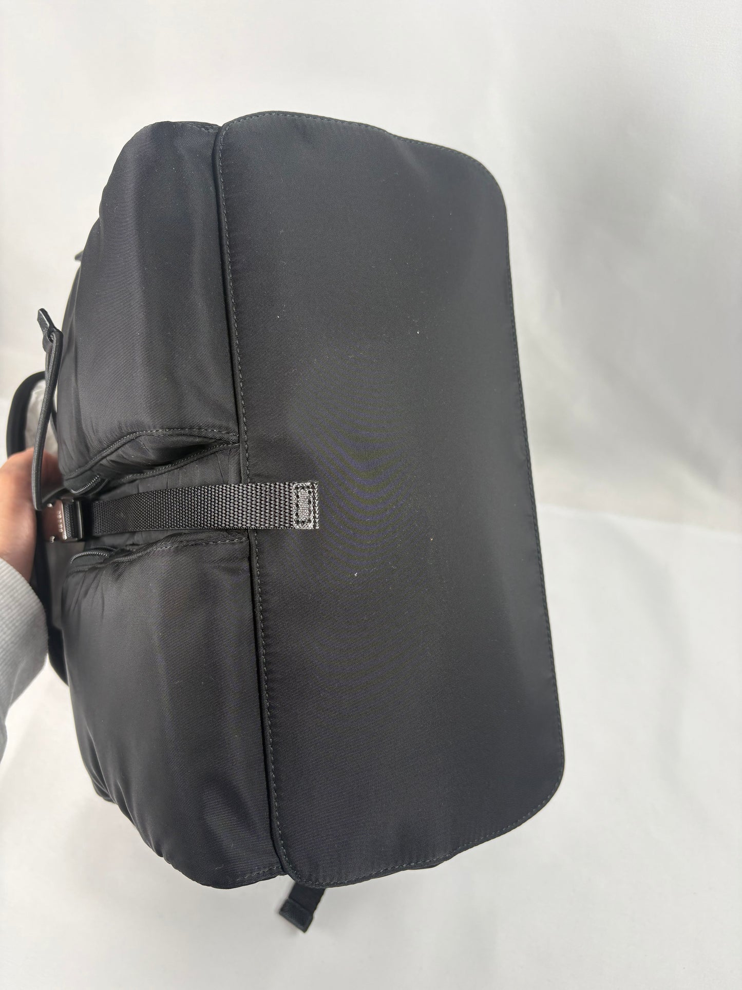 Pre-Owned PRADA Tessuto Nylon Black Backpack