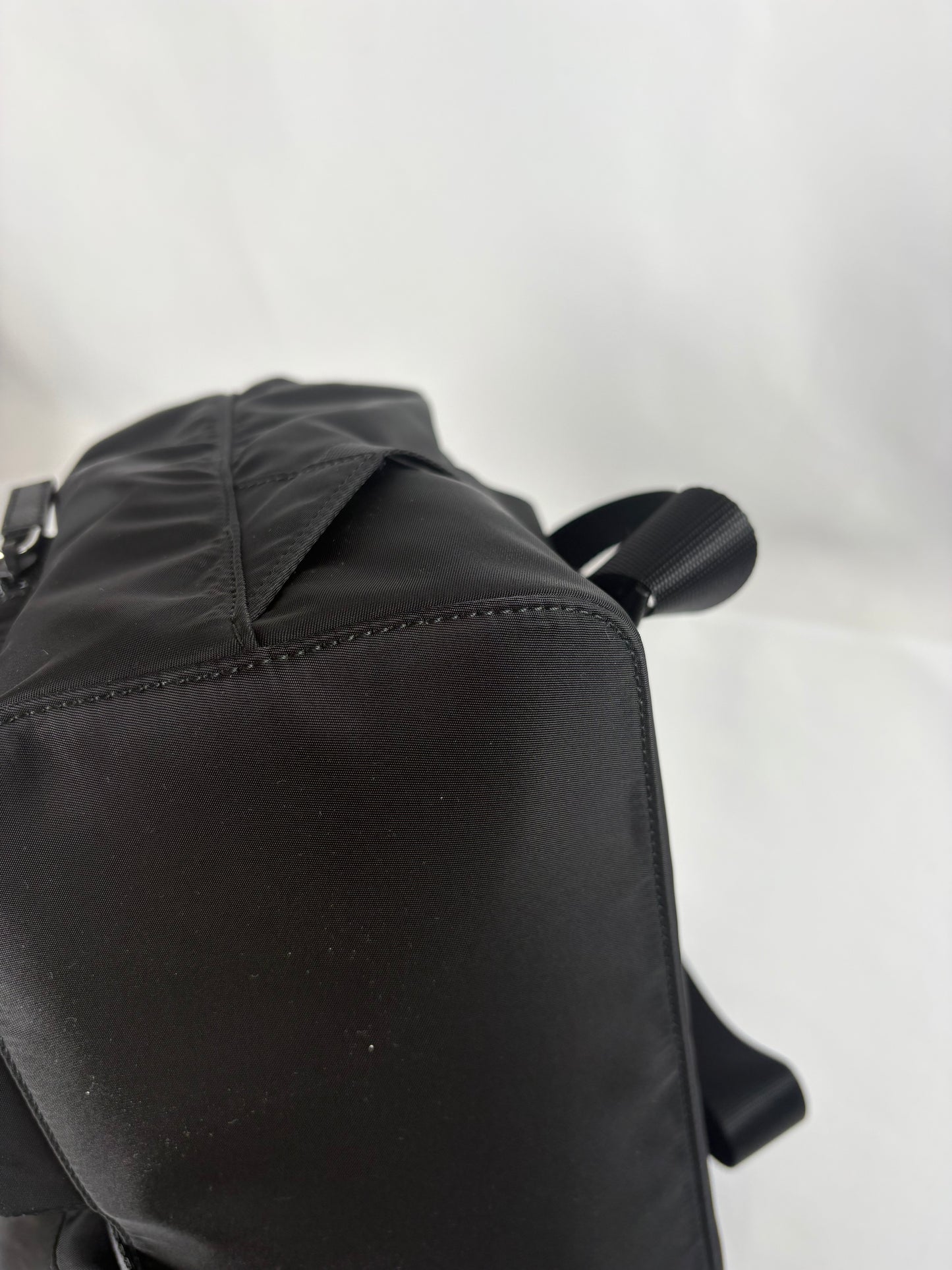 Pre-Owned PRADA Tessuto Nylon Black Backpack